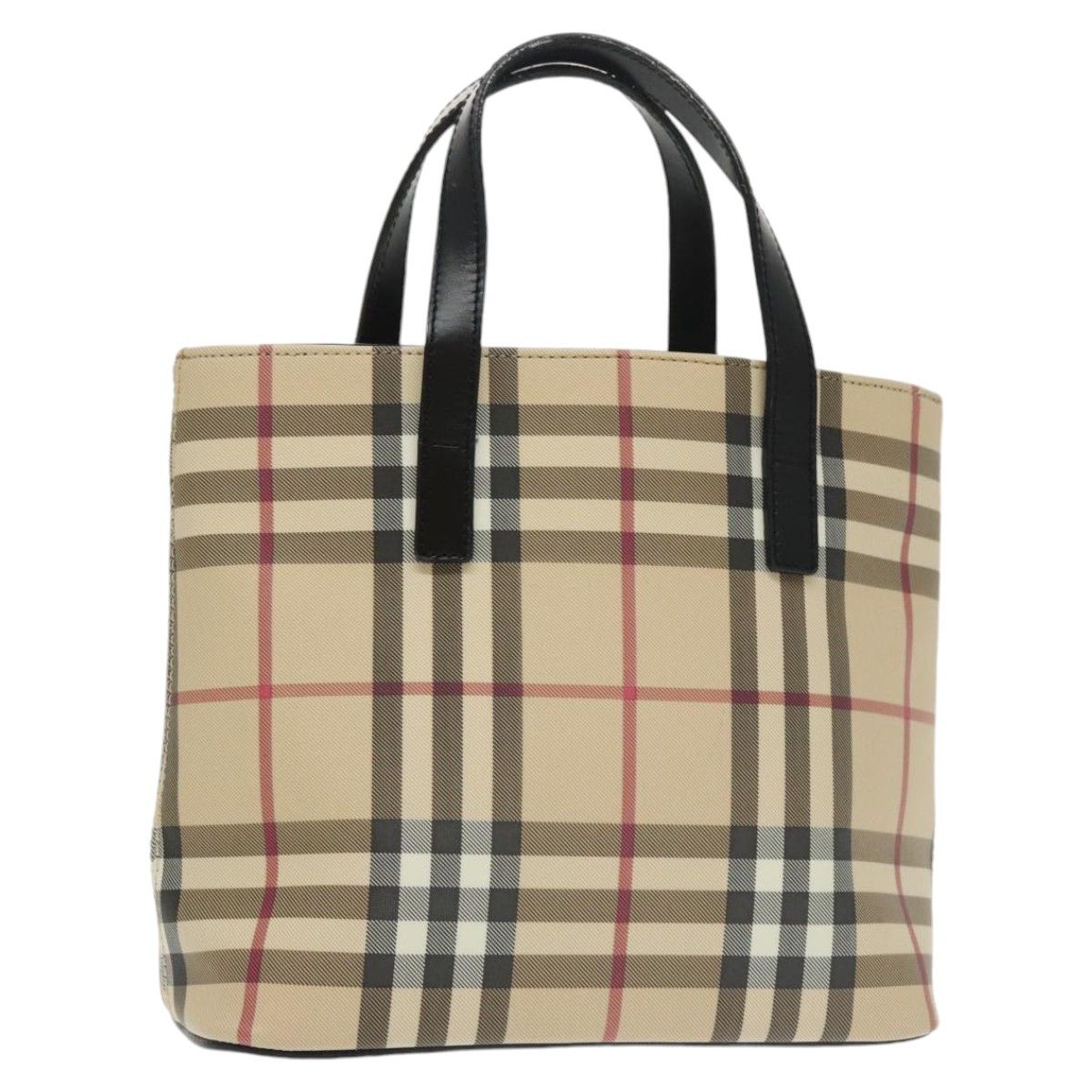 Burberry Nova Check Beige Canvas Handbag (Pre-Owned) Size ONE SIZE - 1 Thumbnail