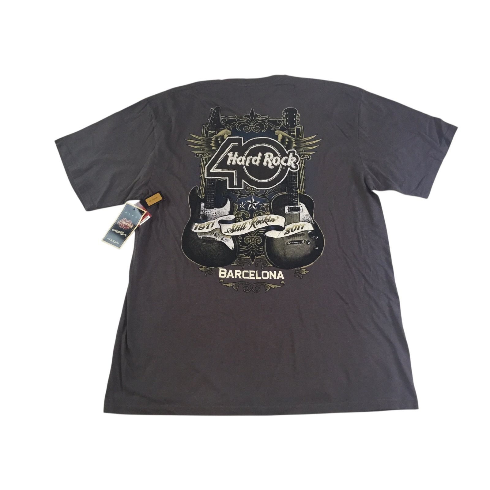 Hard Rock Cafe Hard Rock Cafe T-Shirt NWT Barcelona 40th Anniversary XL New Size US XL / EU 56 / 4 - 1 Thumbnail