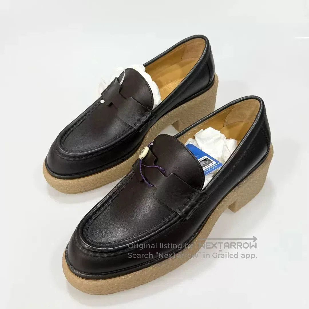 Hermes Hermes Leather Loafers. Size US 6 / IT 36 - 1 Thumbnail
