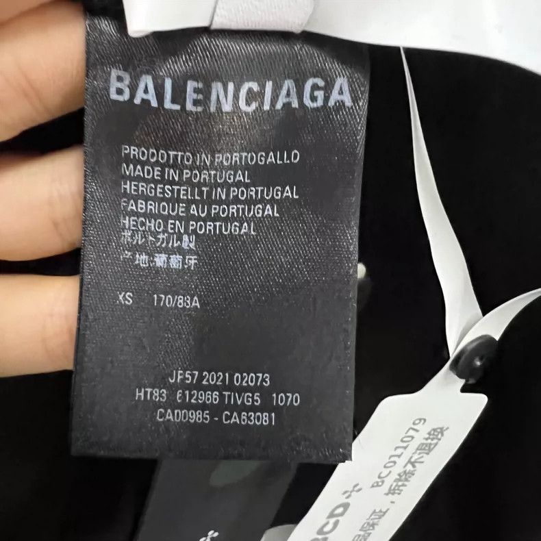 Balenciaga Balenciaga Back Logo Print Short Sleeve Size US XS / EU 42 / 0 - 5 Thumbnail