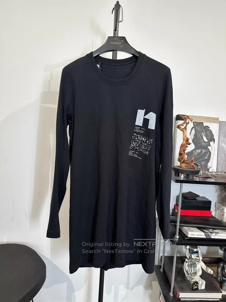 Boris Bidjan Saberi Boris Bidjan Saberi Mid-length printed crew-neck sweatshir Size US L / EU 52-54 / 3 - 2 Thumbnail