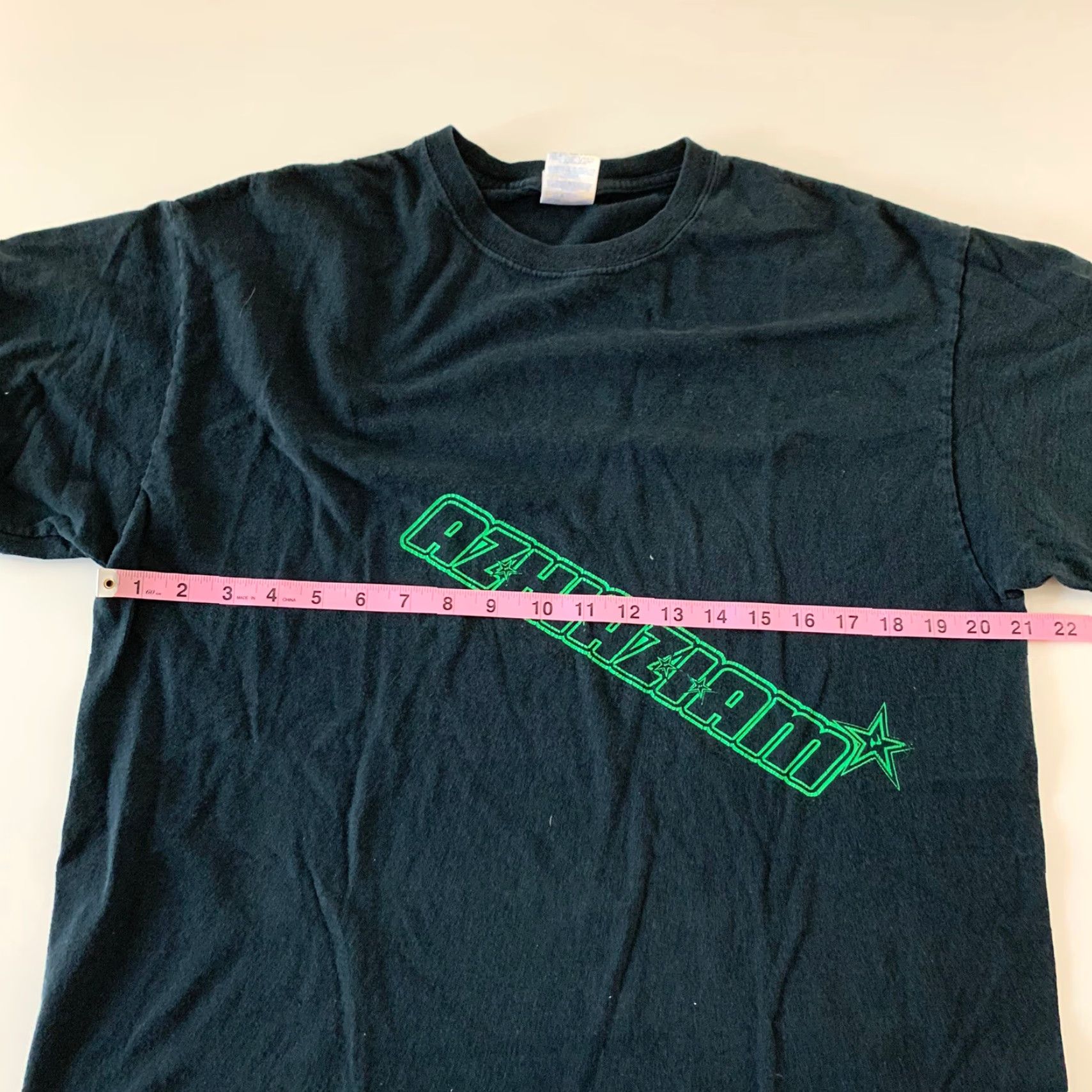 Gildan AZHIAZIAM Surf Short Sleeve Gildan T Shirt Men's Size L Black Green Size US L / EU 52-54 / 3 - 5 Thumbnail