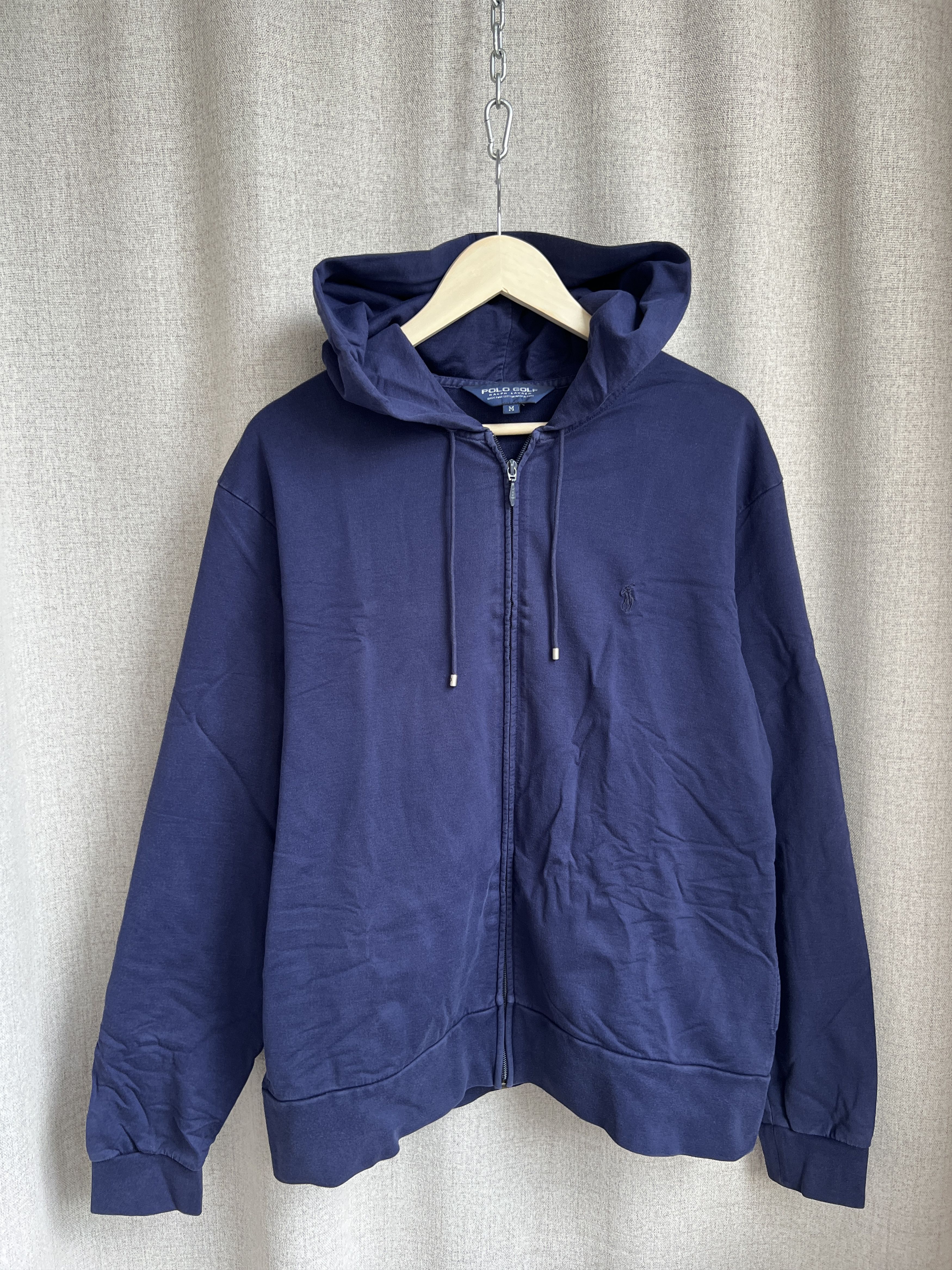 Polo Ralph Lauren Y2K Ralph Lauren Golf Full Zip Navy Cotton Hoodie Size US M / EU 48-50 / 2 - 5 Thumbnail