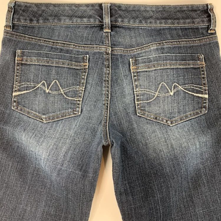 Denime VINTAGE NY & C Womens Jeans Slim Straight Blue Denim 6 Slim 30” Inseam 16” Waist Womens Size 28" / US 6 / IT 42 - 2 Thumbnail