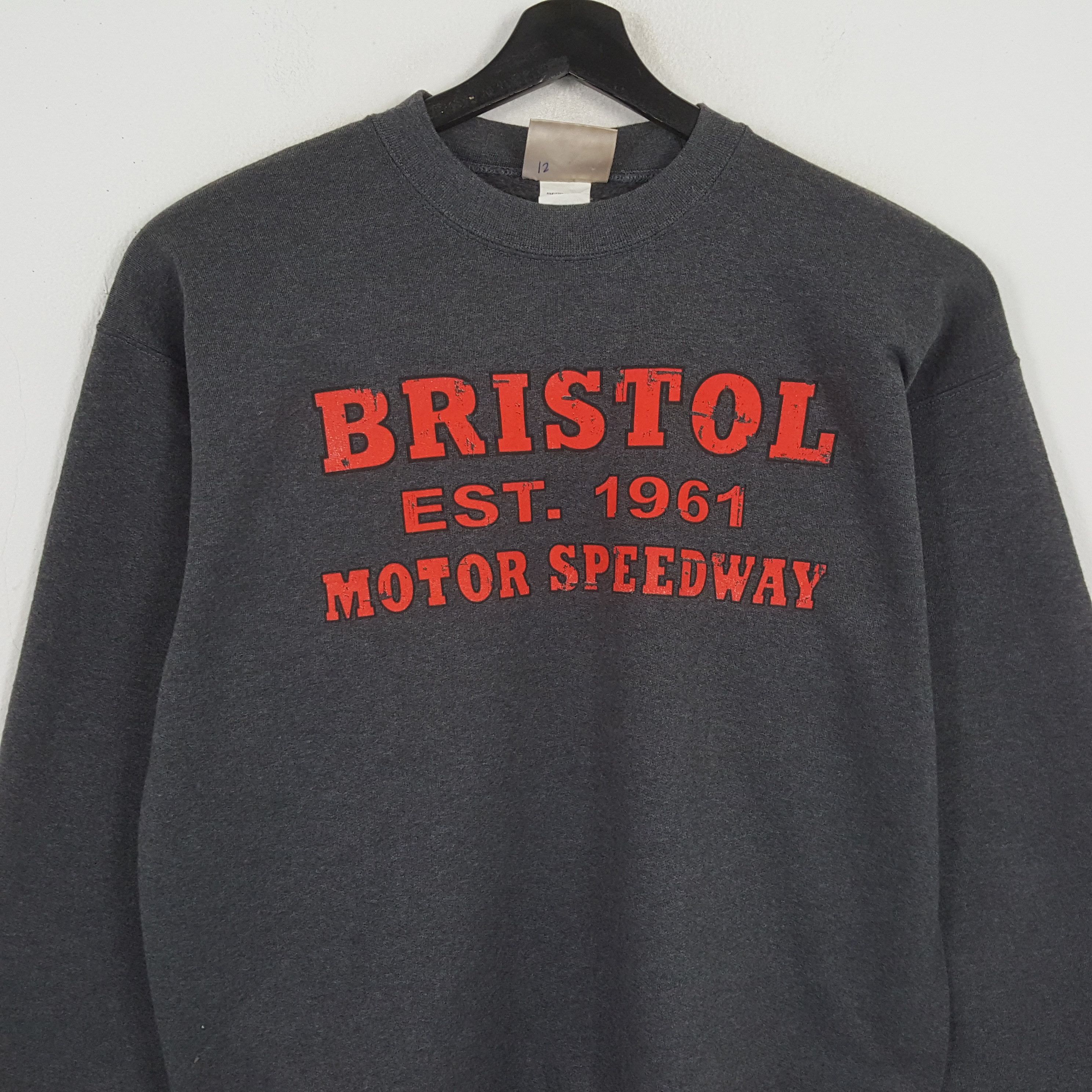 Hanes × Vintage BRISTOL MOTOR SPEEDWAY Vintage Sweatshirt Size US M / EU 48-50 / 2 - 2 Thumbnail