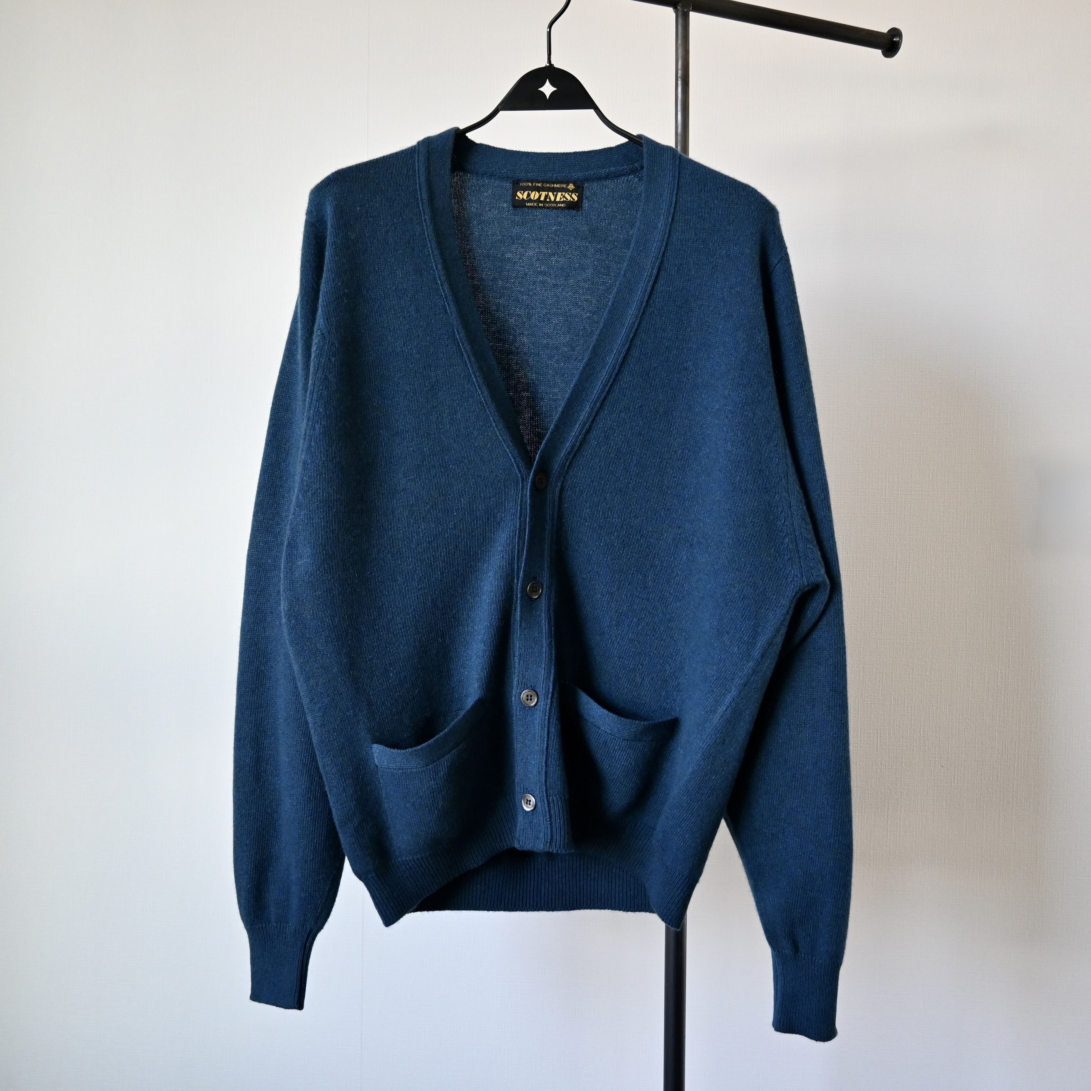Vintage VTG 1990s SCOTNESS pure cashmere sweater, made in Scotland