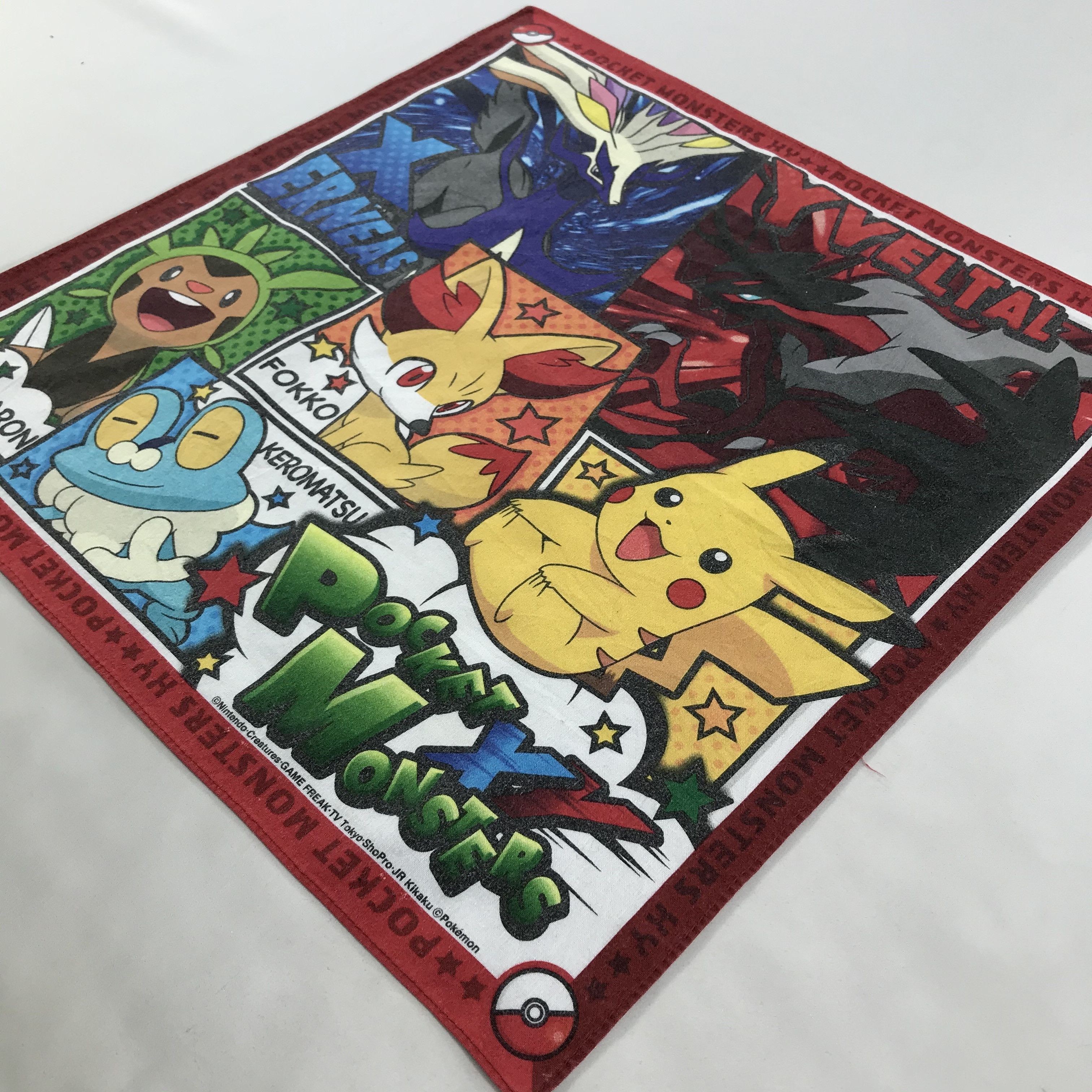 Pokemon × Vintage Pokemon Bandana / Handkerchief / Neckerchief - S1821 Size ONE SIZE - 2 Thumbnail