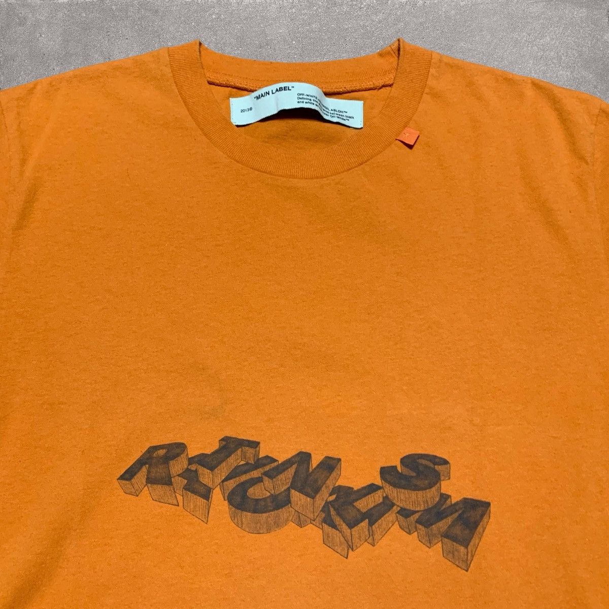 Off-White Off White Small Arrows Graphic Orange Tee Virgil Abloh Size US S / EU 44-46 / 1 - 3 Thumbnail