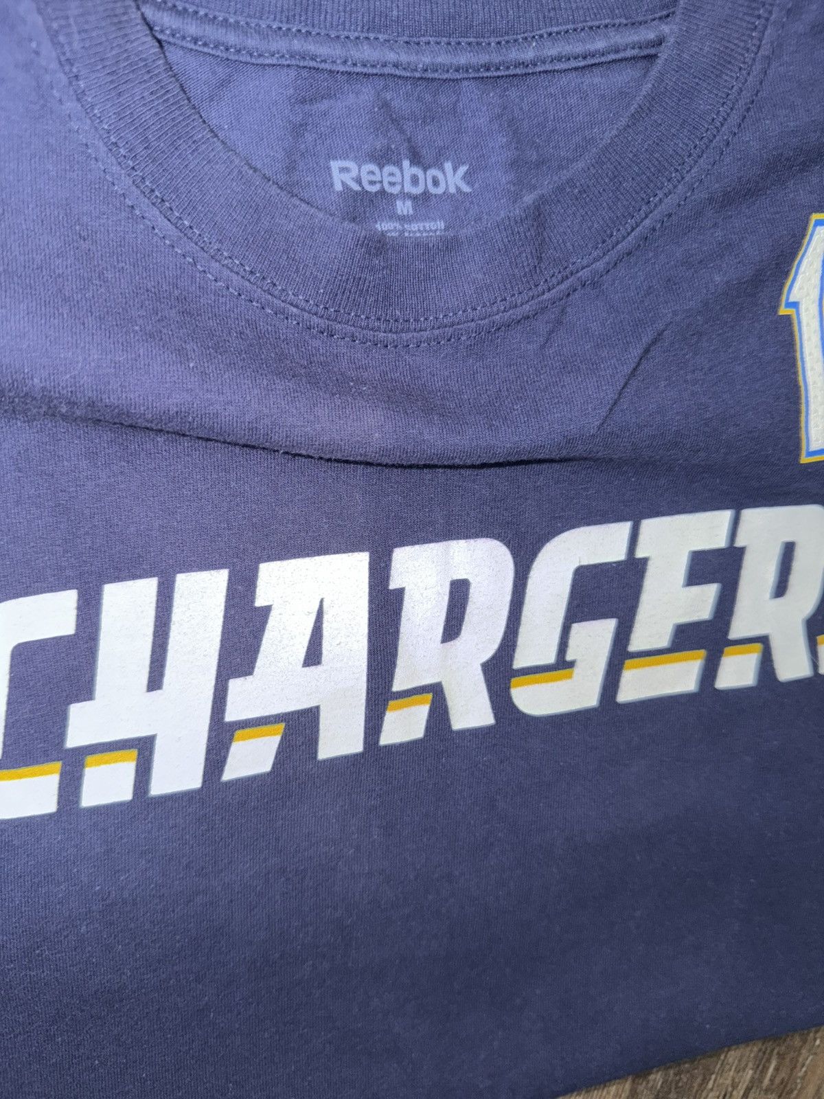 Reebok Vintage San Diego Chargers Phillip Rivers NFL Reebok tee Size US M / EU 48-50 / 2 - 4 Thumbnail