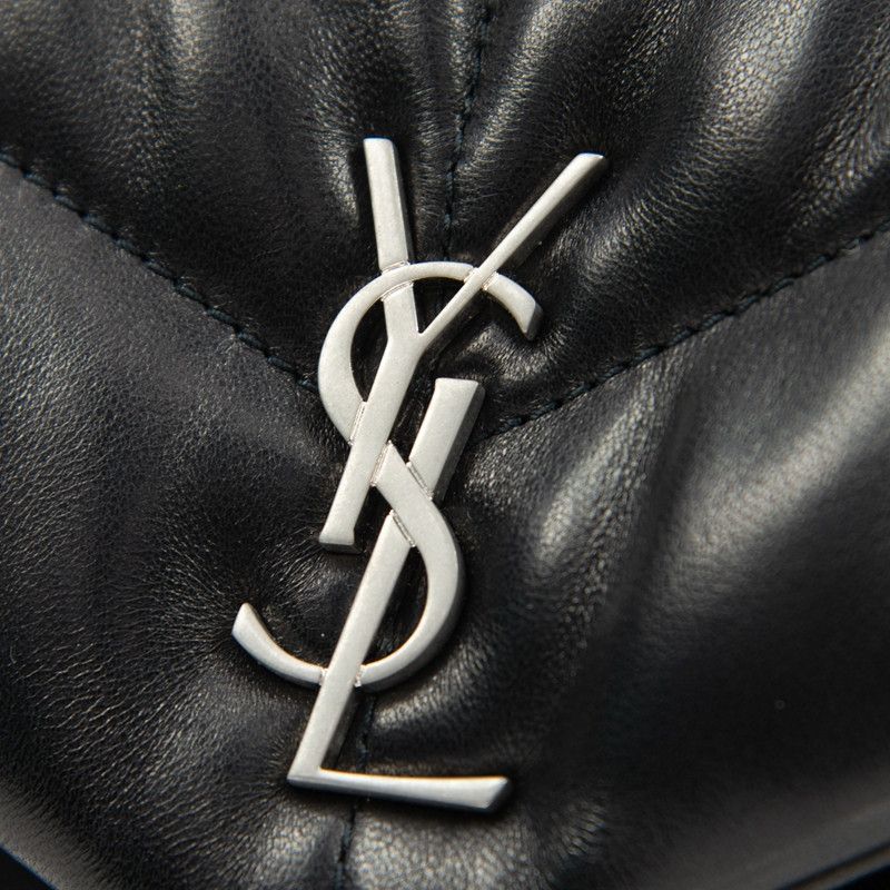 Saint Laurent Paris o1s1wg110124 Puffer Toy Bag in Quilted Lambskin in Black Size ONE SIZE - 3 Thumbnail