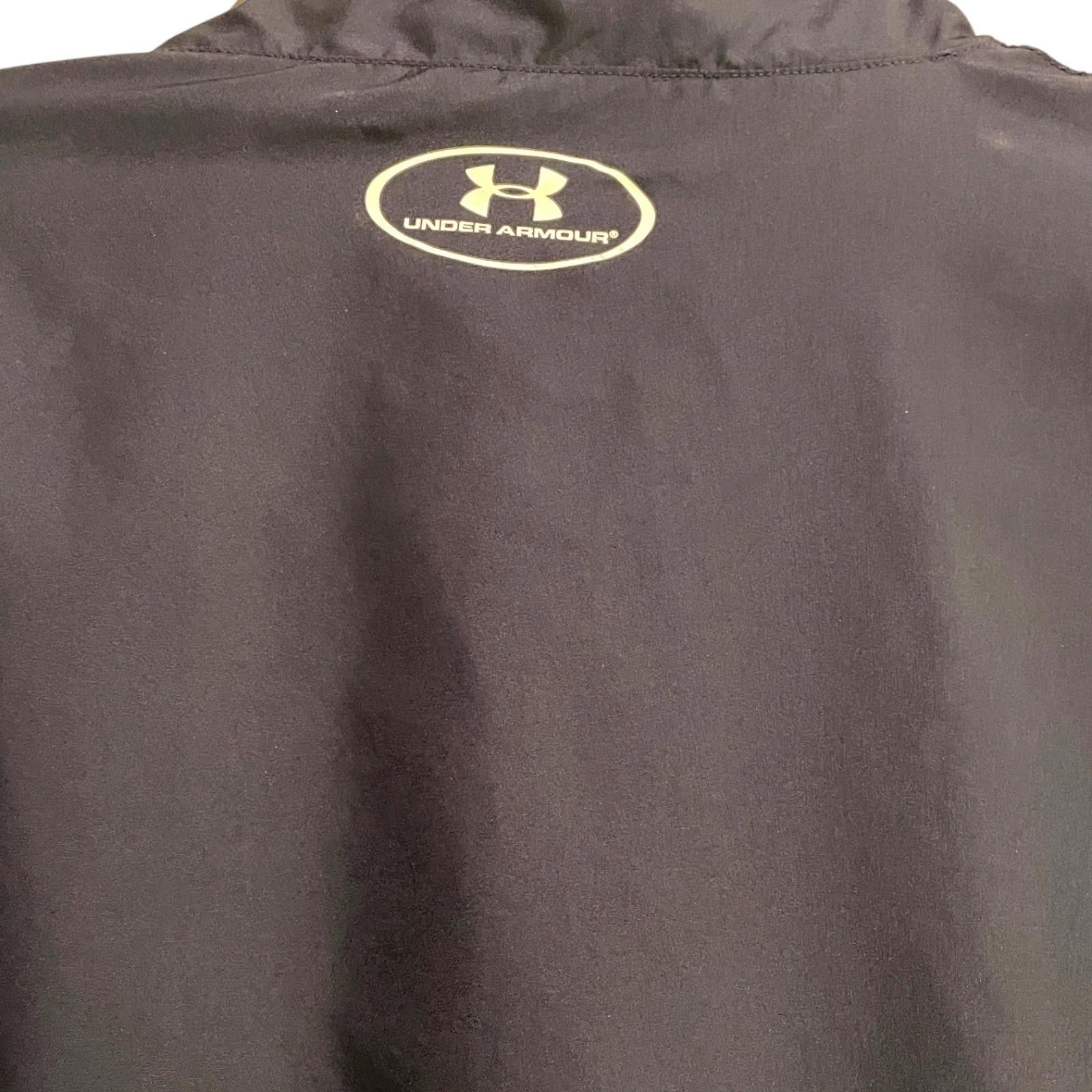 Under Armour Under Armour Men’s XL Lightweight Nylon Jacket Black White Size US XL / EU 56 / 4 - 6 Thumbnail