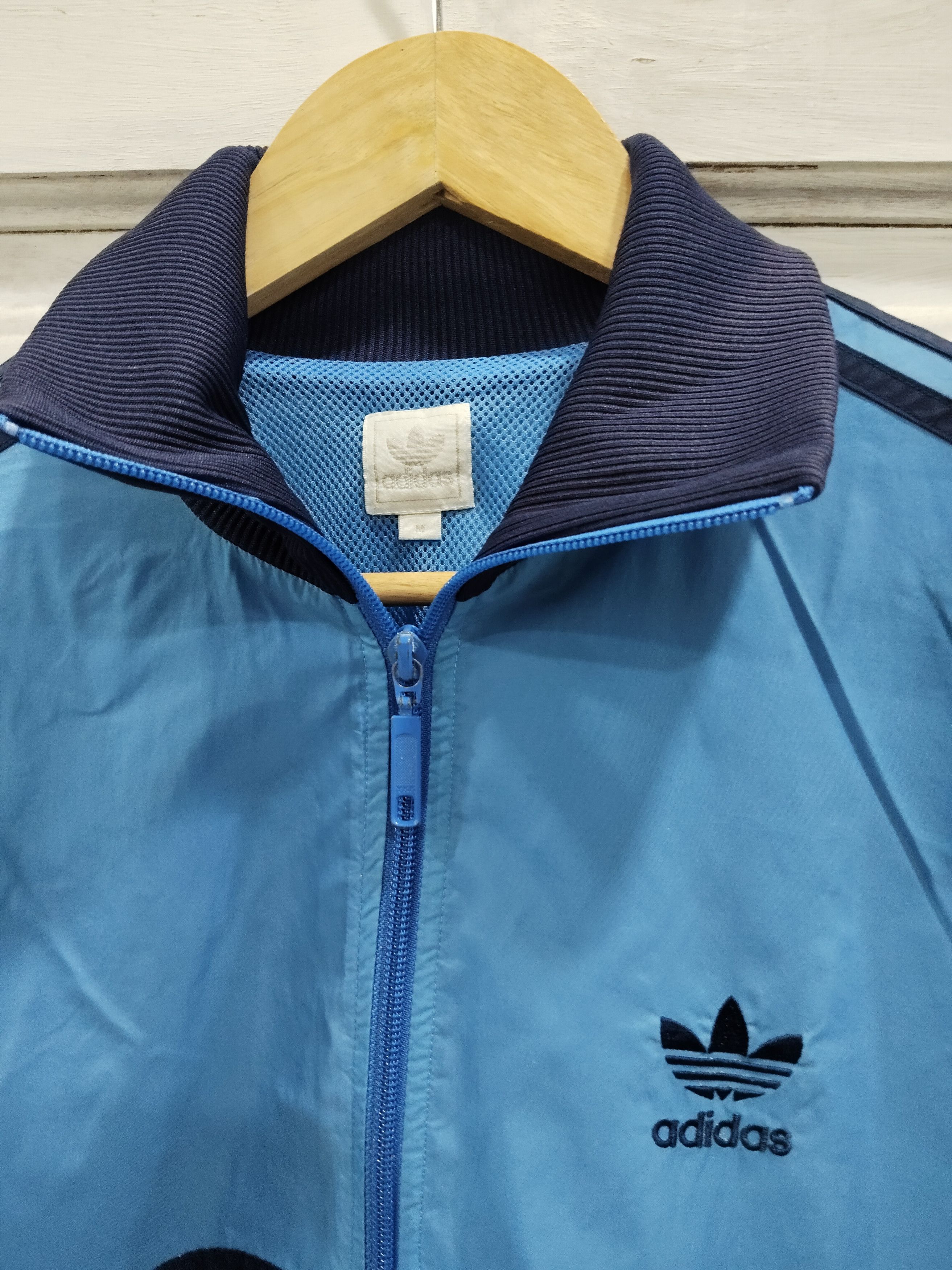 Adidas Vintage 80s Adidas Espana 82 Zipper Light Jacket Size US M / EU 48-50 / 2 - 2 Thumbnail