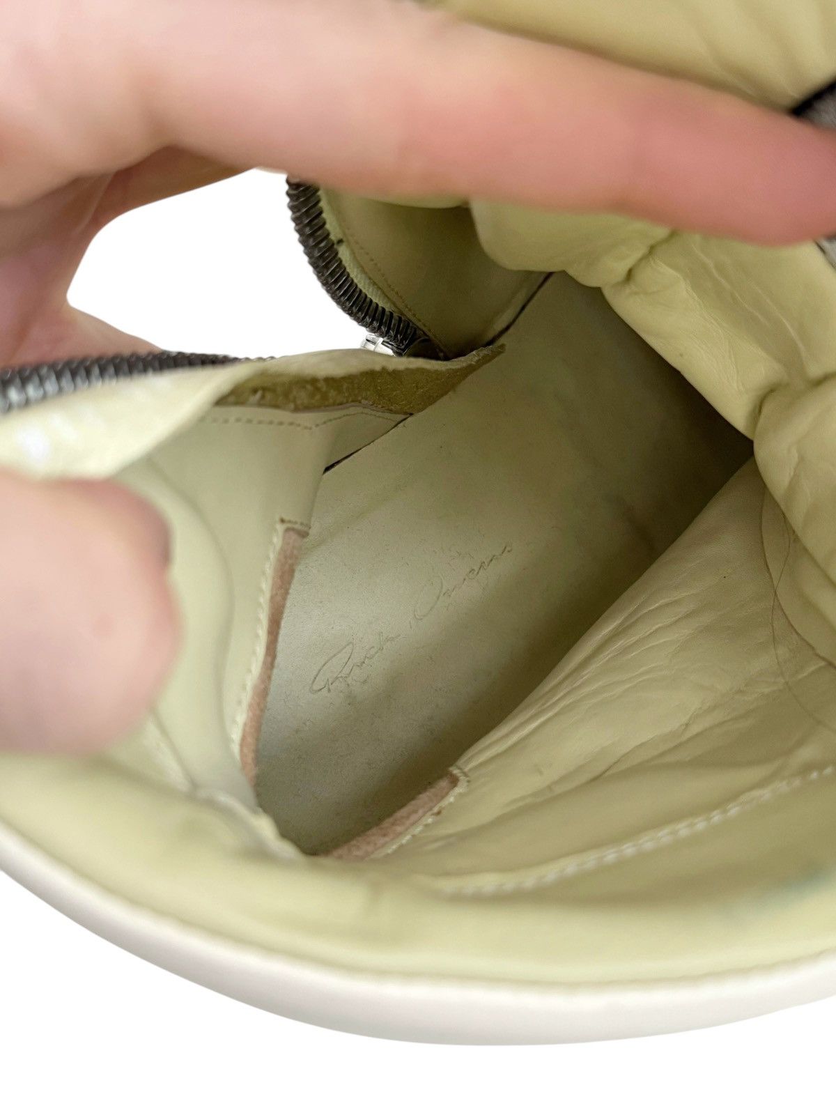 Rick Owens FW18 Sisyphus Lime Geobasket Sneaker Leather Size US 9 / EU 42 - 10 Thumbnail