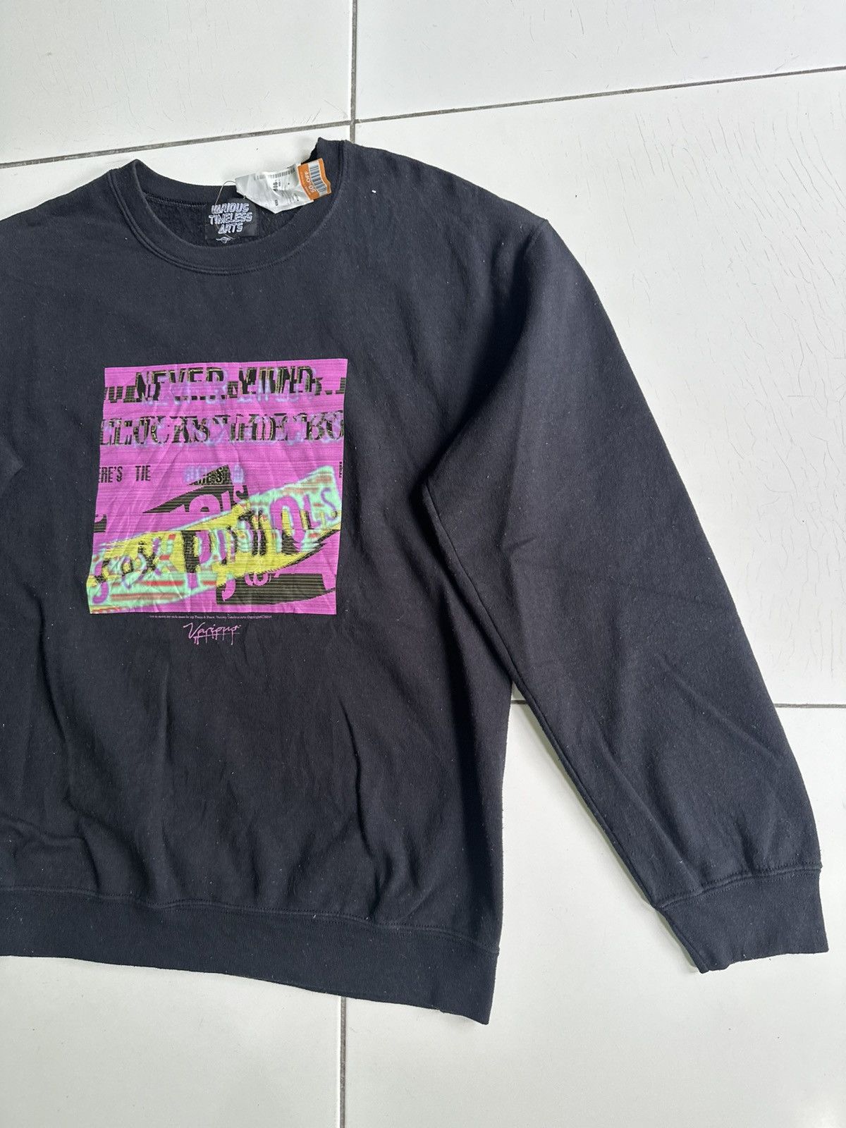 Other Sex pistols Various timeless Arts black Crewneck Size US M / EU 48-50 / 2 - 2 Thumbnail