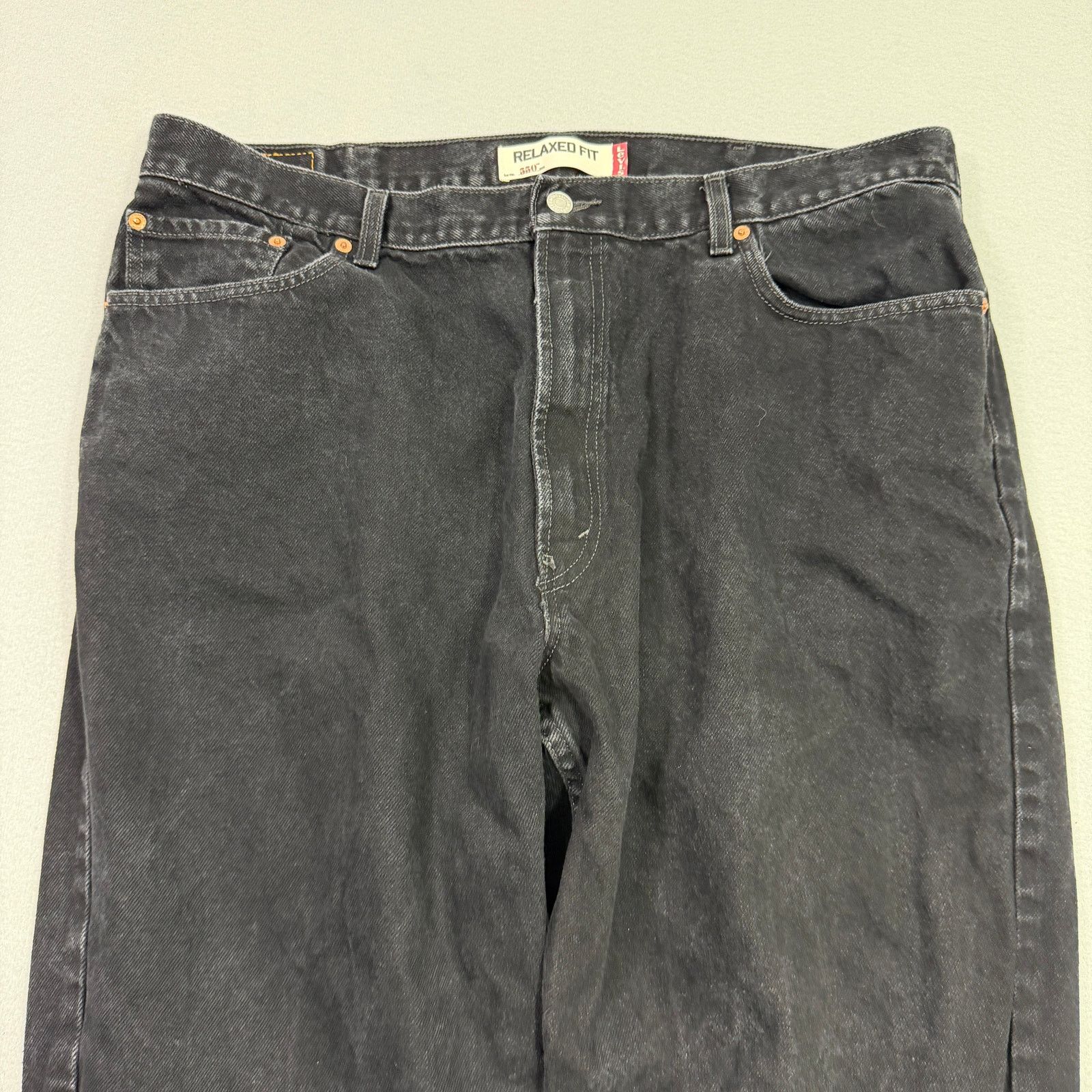 Vintage Vintage Levis 550 Jeans Men's 42x30 Black Straight Western Size US 42 / EU 58 - 2 Thumbnail