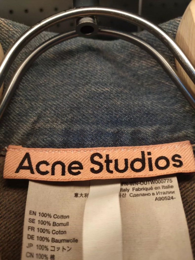 Acne Studios acne studios size:34 Washed aged denim jacket 2505-Nextarr Size US XXS / EU 40 - 5 Thumbnail