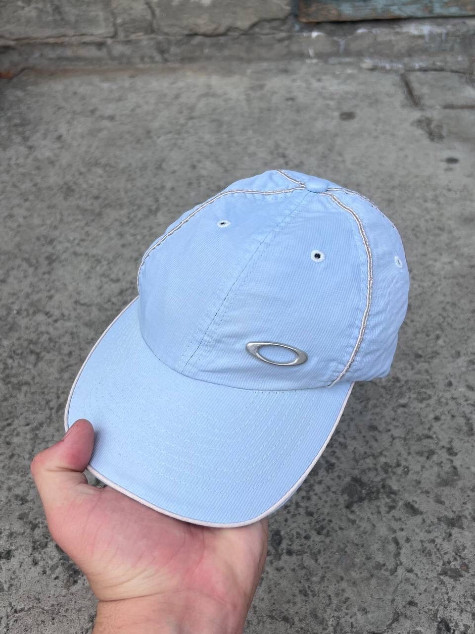 Oakley × Vintage Vintage 90s Oakley Hat Cap Rare Hype Steel logo Streetwear Size ONE SIZE - 3 Thumbnail