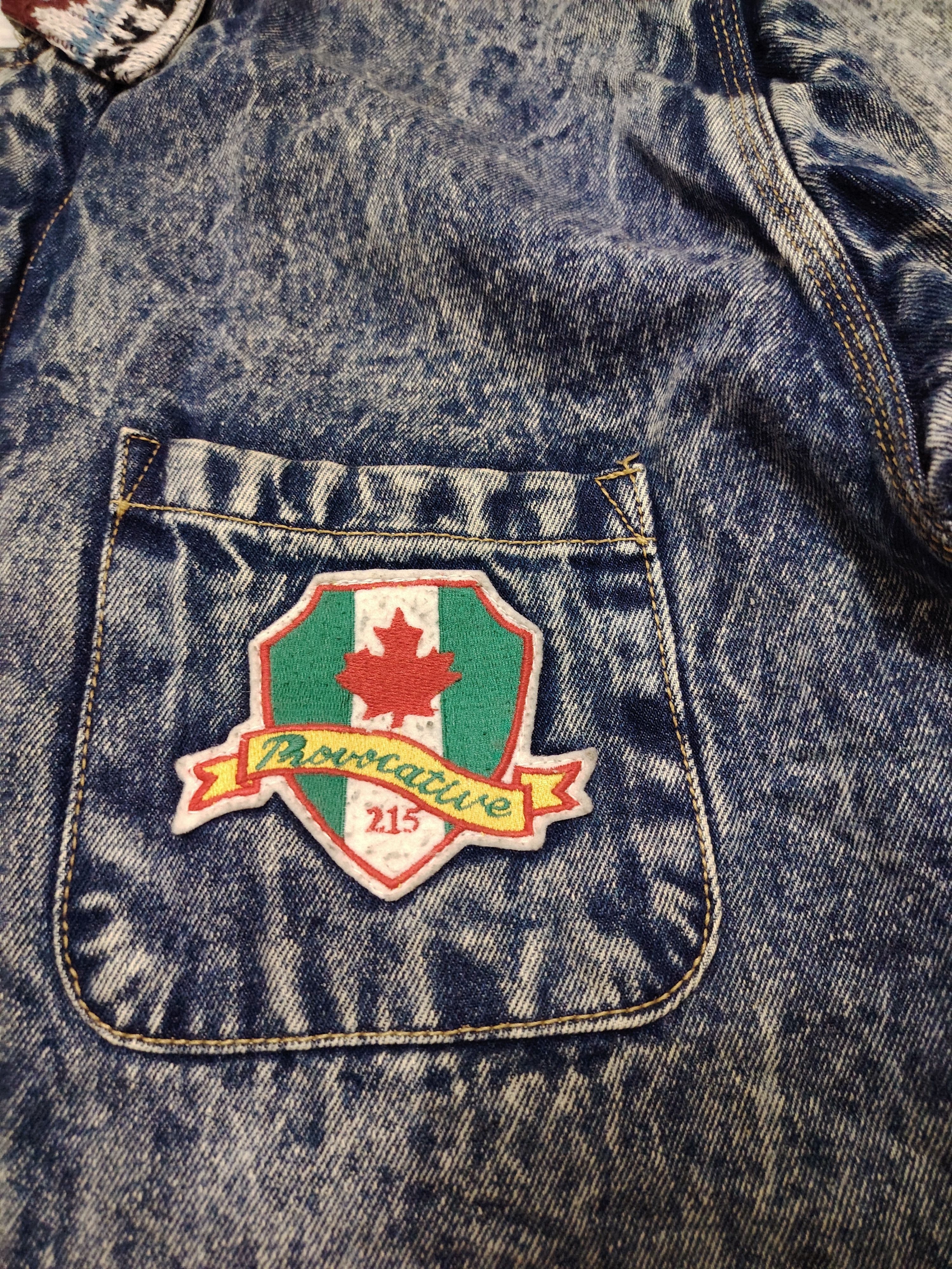 Japanese Brand 💥Insane💥 Intl bobson flared jeans Distressed denim jacket Size US XL / EU 56 / 4 - 5 Thumbnail