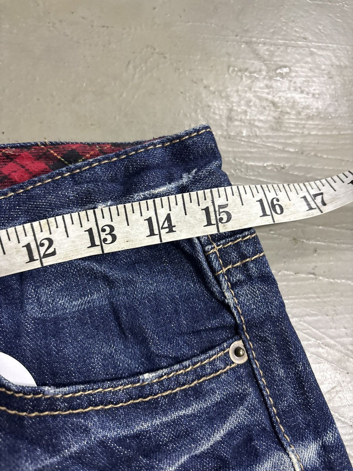 If Six Was Nine RNA H Naoto Acid Wash Japanese brand Denim shorts Size 31" - 11 Thumbnail