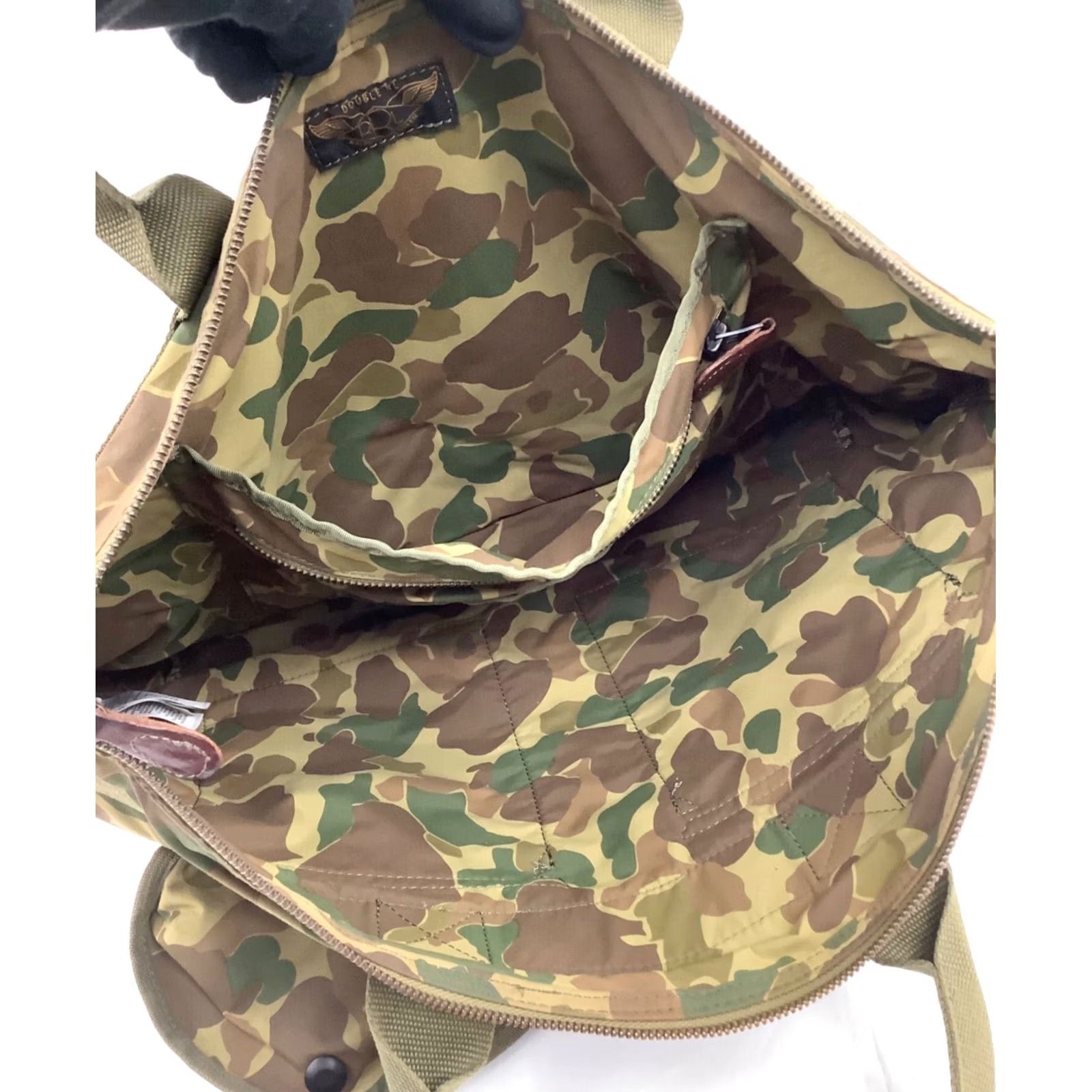 Ralph Lauren RRL Ralph Lauren Camouflage Tote Bag Green Unisex good condition Size ONE SIZE - 7 Thumbnail