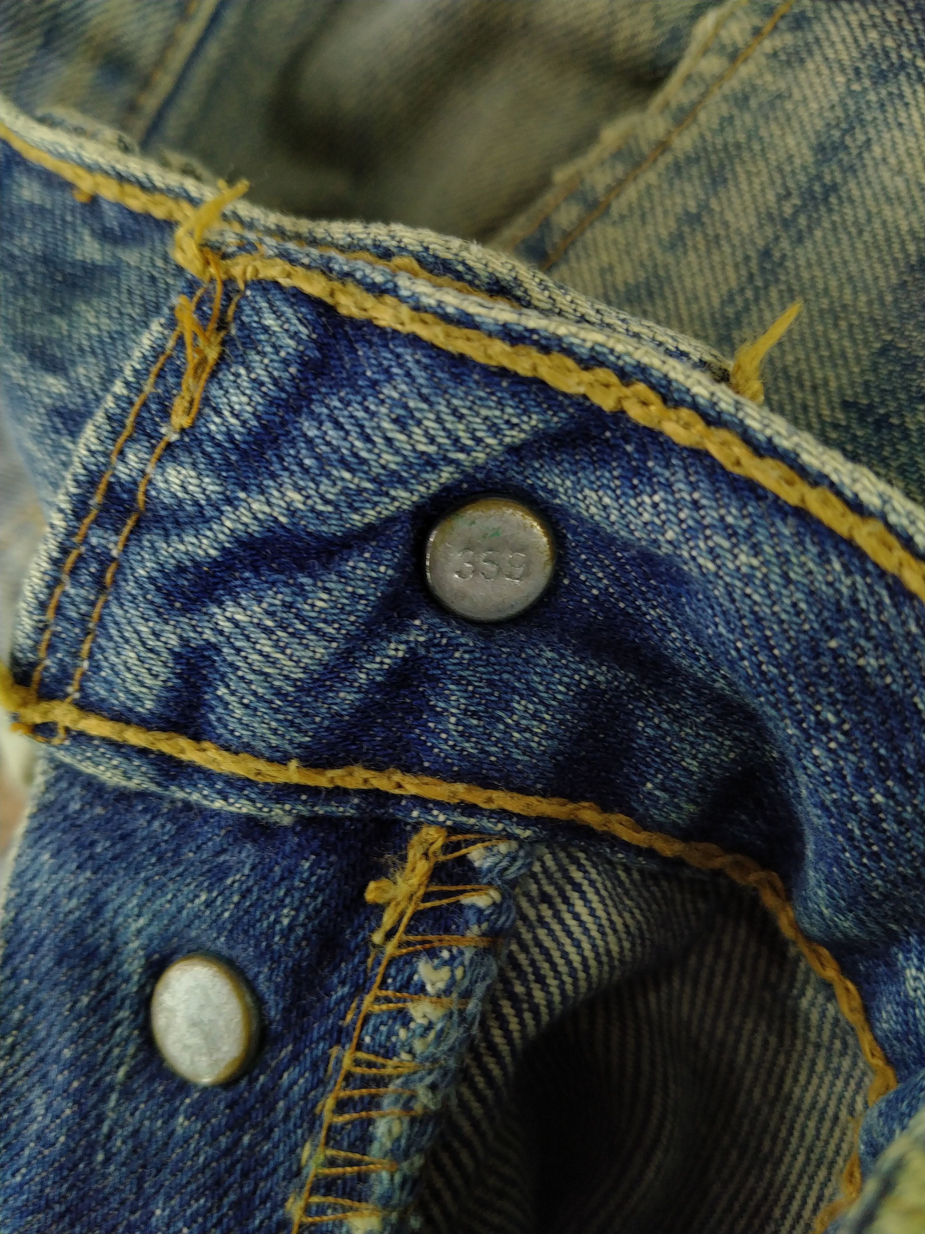 Levi's Rusty Ripped Vintage Levi's 501 Denim 32 x 27.5 JN523 Size US 32 / EU 48 - 7 Thumbnail