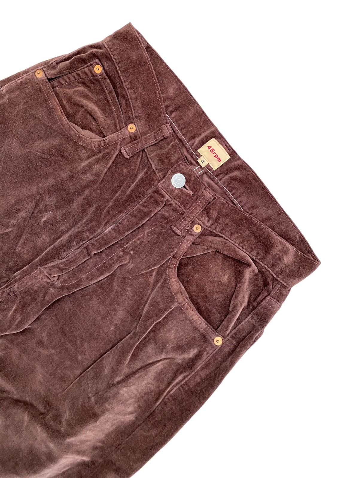 45rpm 45Rpm Velvet Baggy Pants Size US 30 / EU 46 - 7 Thumbnail