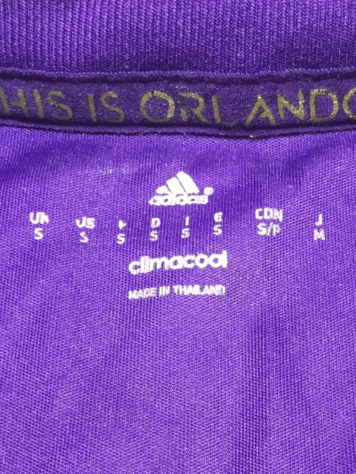 Adidas Adidas Orlando City Home Soccer Jersey 2015 Size SMALL Size US S / EU 44-46 / 1 - 5 Thumbnail