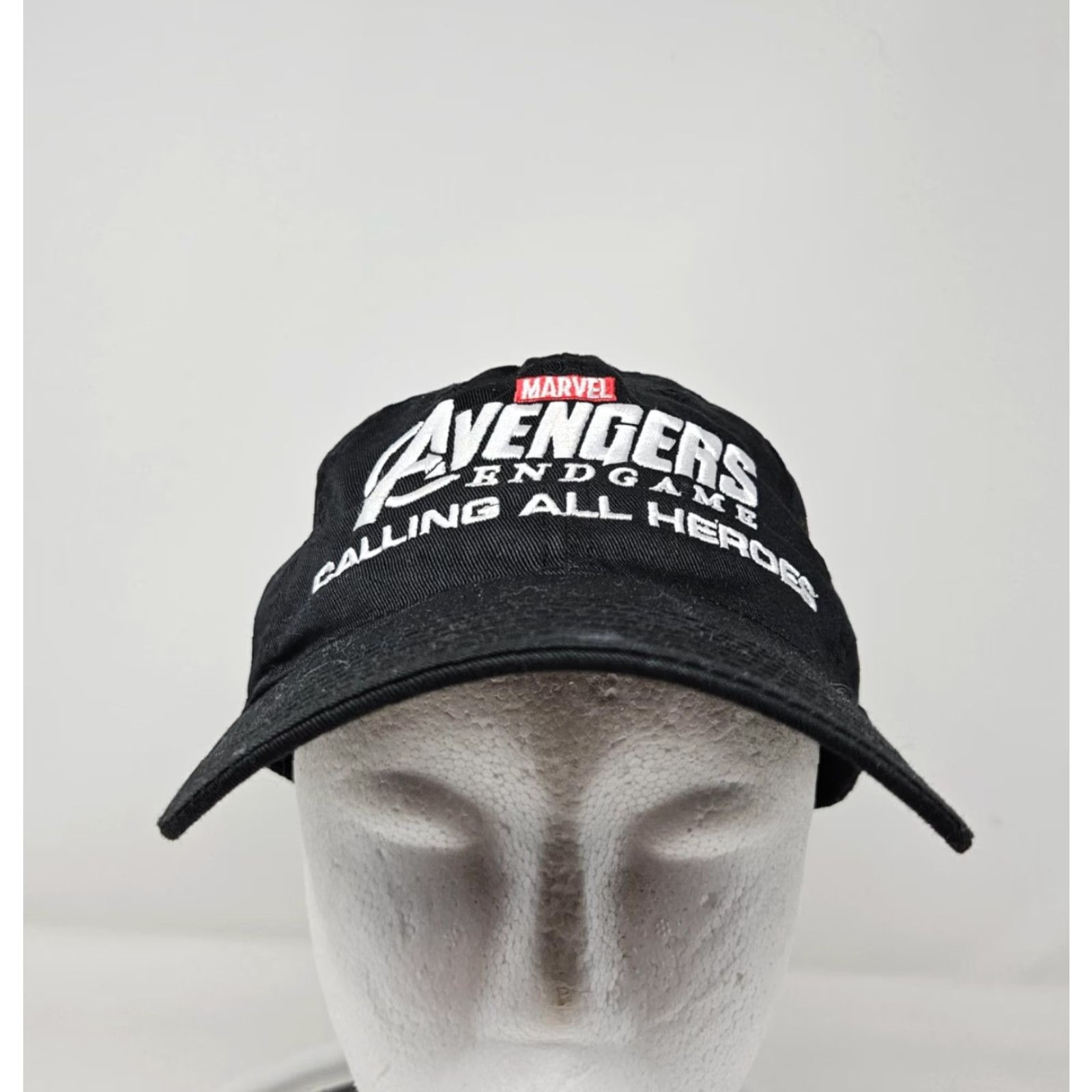 Vintage Marvel Avengers Endgame Hat Cap Strap Back One Size Black McDonalds Promo Mens Size ONE SIZE - 2 Thumbnail