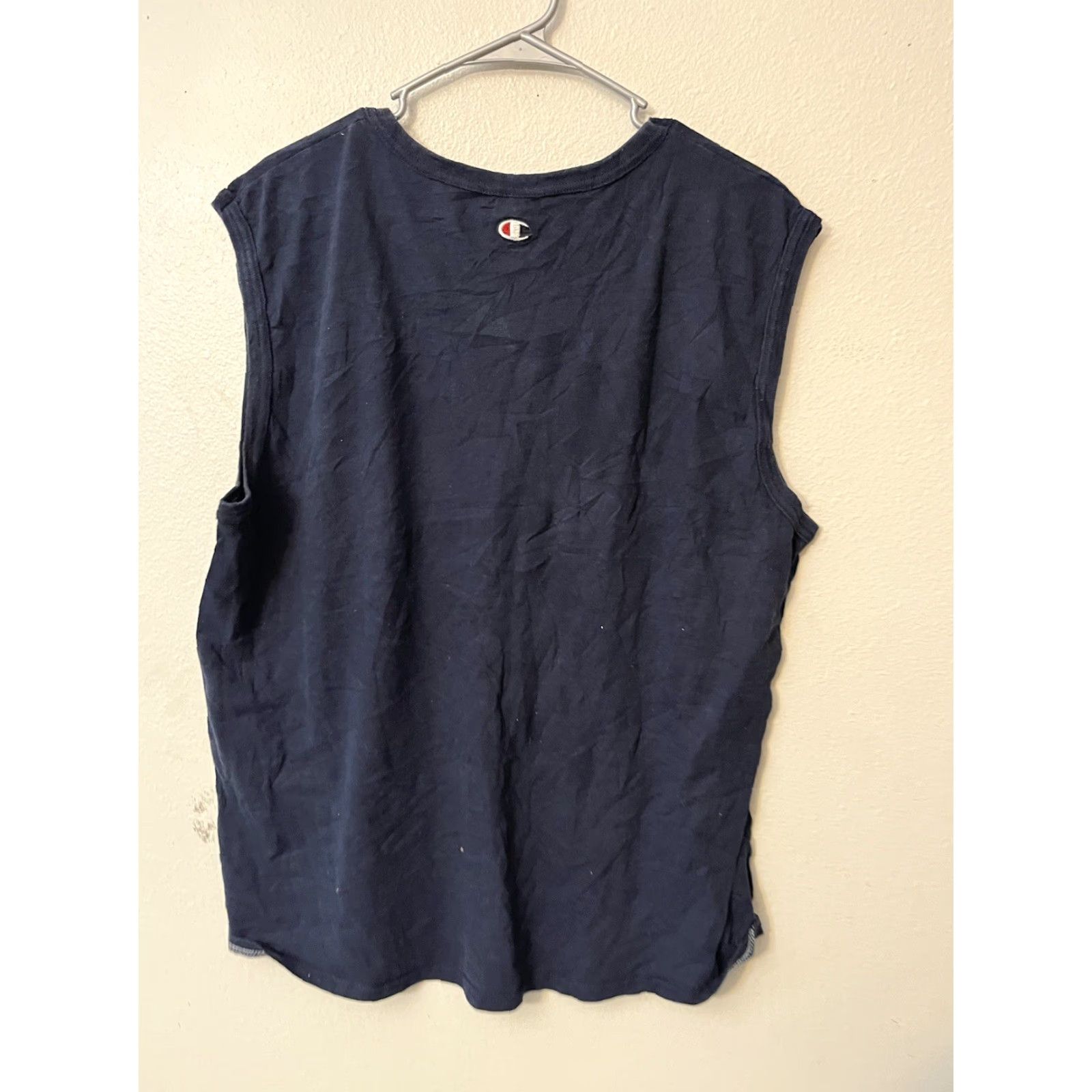 Champion Champion Mens Muscle Shirt XL Navy Blue Athletic Activewear Shirt Mens XL Navy Blue Muscle Shirt Size US XL / EU 56 / 4 - 2 Thumbnail
