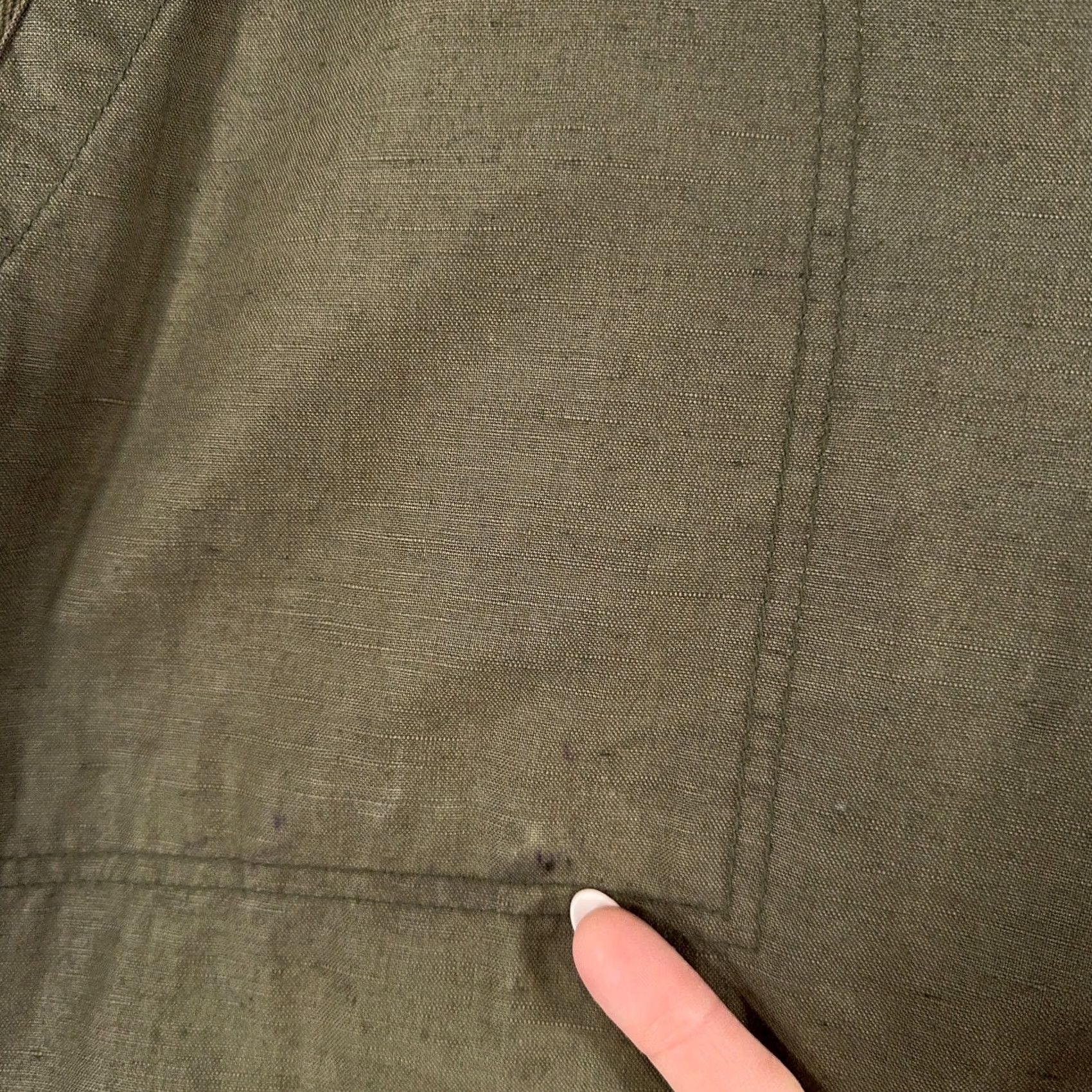 Banana Republic Banana Republic Mens Linen Cotton Safari Pants 39x31 Green Travel Utility Chino Pants Straight Leg Casual 2010s Ven Size US 36 / EU 52 - 7 Thumbnail