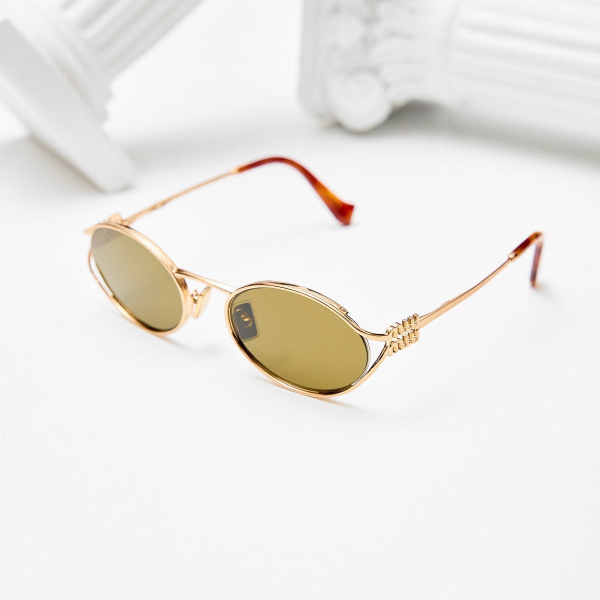 Miu Miu MIU MIU 0MU 52YS 7OE01T SUNGLASSES Size ONE SIZE - 1 Thumbnail