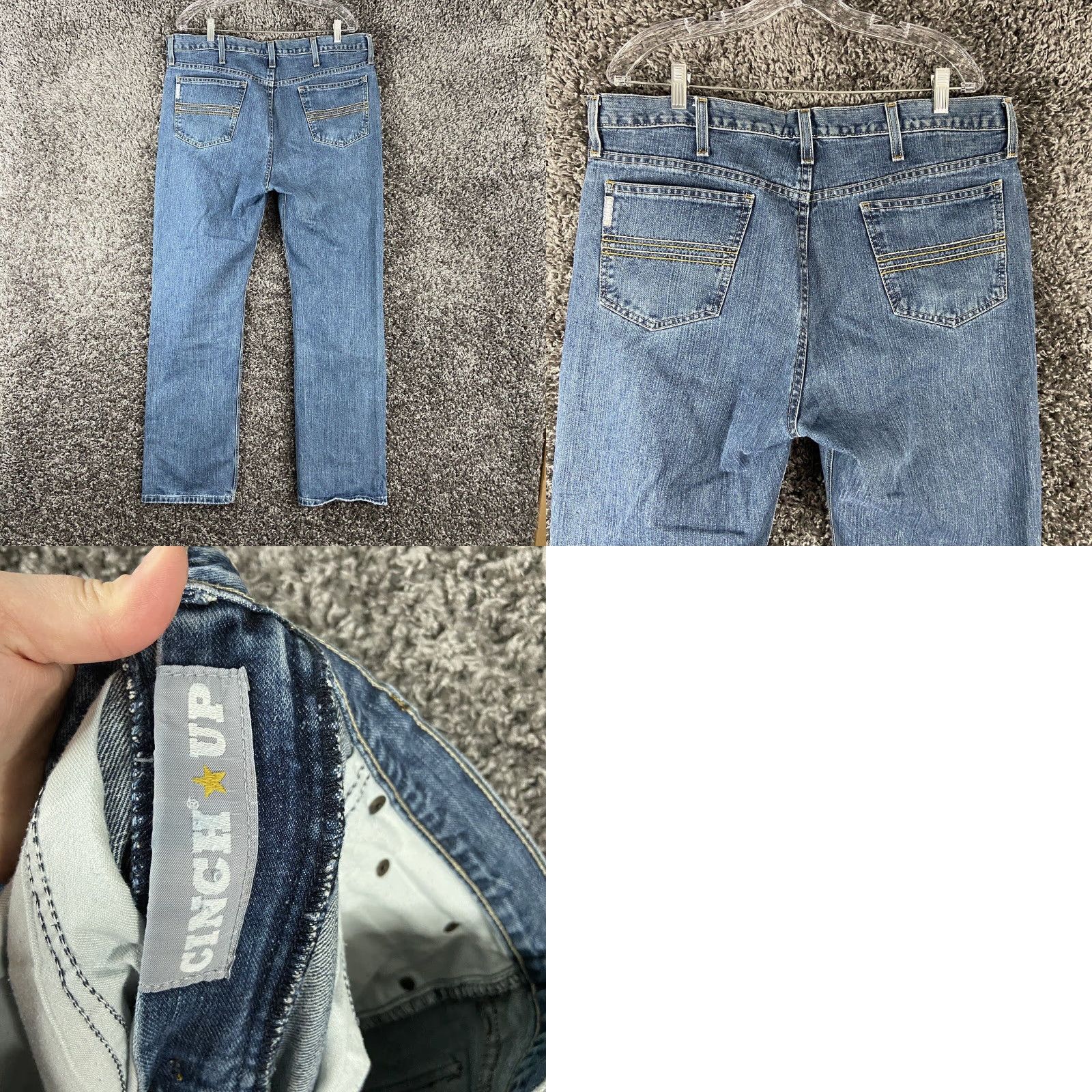 Vintage VINTAGE Cinch Jeans Straight Leg Men’s 38x32 Blue Denim Regular Fit Mens Size US 38 / EU 54 - 8 Thumbnail