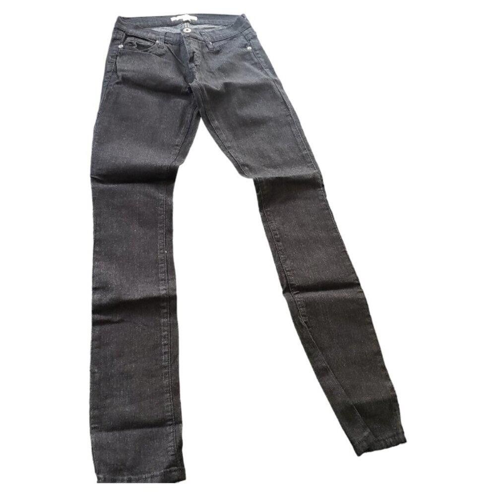 Forever 21 CT539 Forever 21 NWT Dark Denim Black Skinny Jeans 24 Size 24" / US 00 / IT 34 - 1 Thumbnail