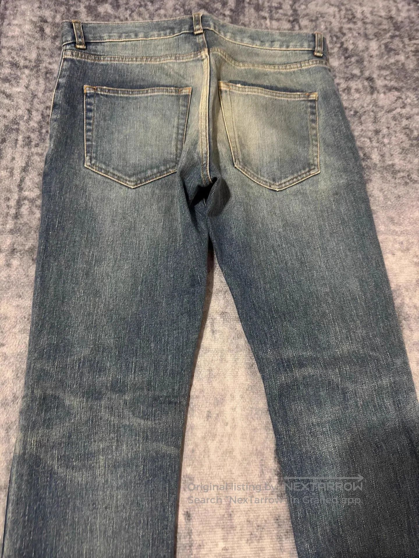 Saint Laurent Paris Blue Distressed Denim Jeans. Size US 32 / EU 48 - 4 Thumbnail