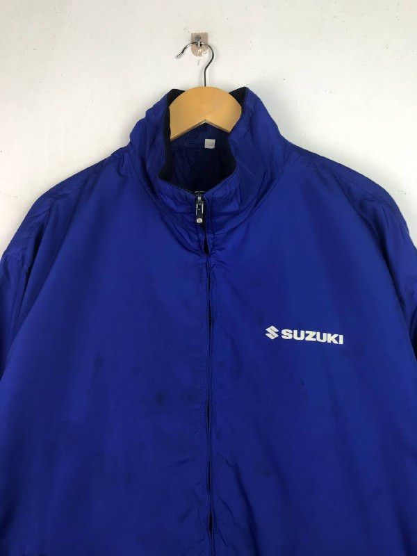 Japanese Brand × Vintage Vintage Suzuki full Zipper Light Jacket Size US XXL / EU 58 / 5 - 4 Thumbnail