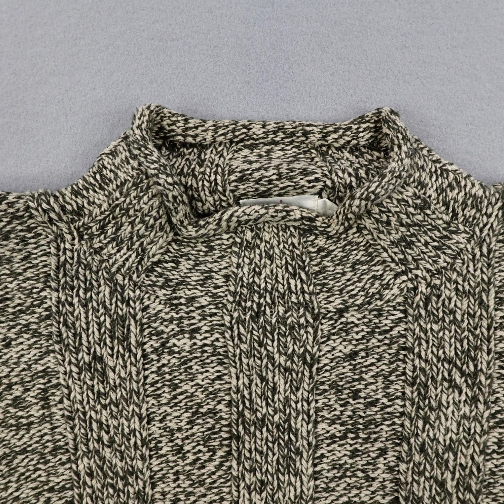 J.Crew VINTAGE J.CREW Sweater Mens L Brown Cable-Knit Roll Neck Oarsman Pullover Size US L / EU 52-54 / 3 - 2 Thumbnail
