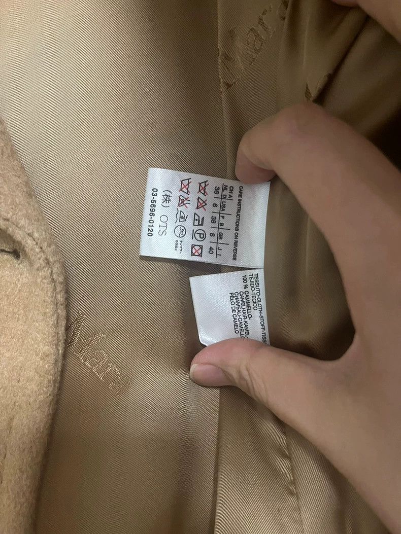 Max Mara Max Mara Poster classic camel double-breasted Size L / US 10 / IT 46 - 5 Thumbnail