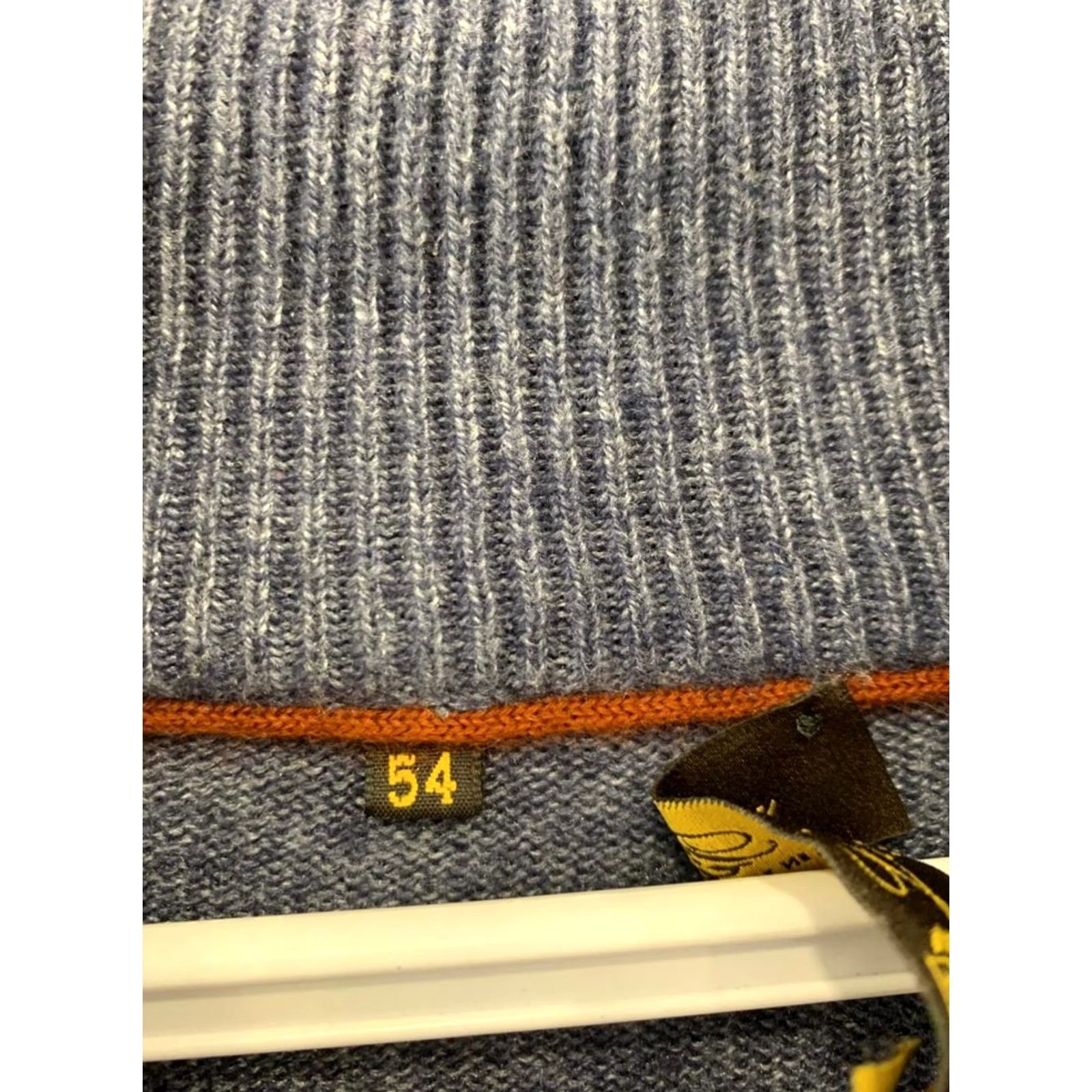 Loro Piana Loro Piana Silk Cashmere Sweater Mens XL Blue Roadster Mock Neck Henley Pullover Shirt Size US XL / EU 56 / 4 - 4 Thumbnail