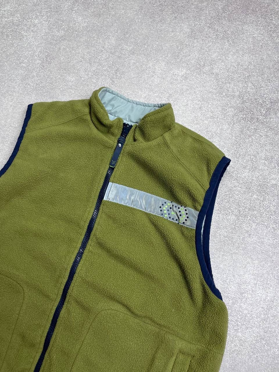 Nike Vintage Nike Swoosh Fleece Nylon Recersible Vest M Size US M / EU 48-50 / 2 - 3 Thumbnail