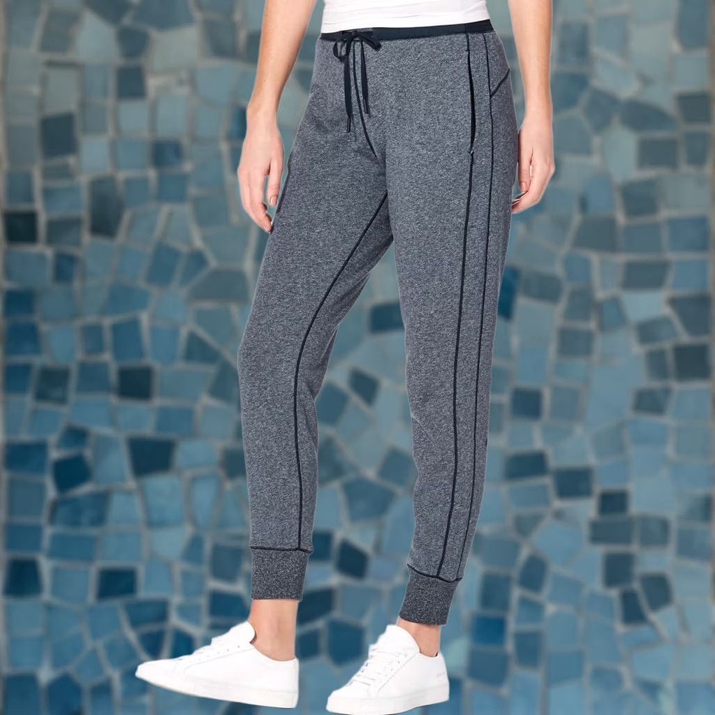 Lululemon Lululemon Cool & Collected Jogger Pants Heathered Speckled True Navy Women’s Size 6 Size 28" / US 6 / IT 42 - 1 Thumbnail