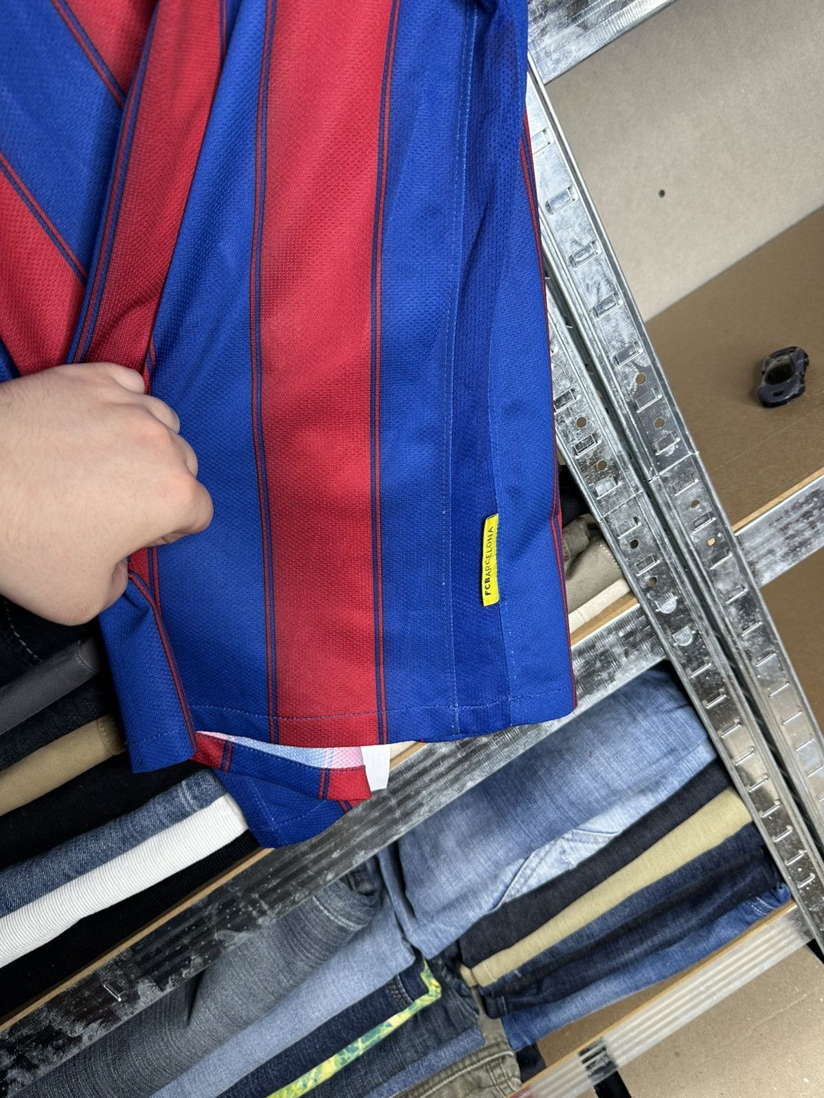 Nike FC Barcelona Retro 2009/10 Nike Home Soccer Jersey Size S Size US S / EU 44-46 / 1 - 12 Thumbnail