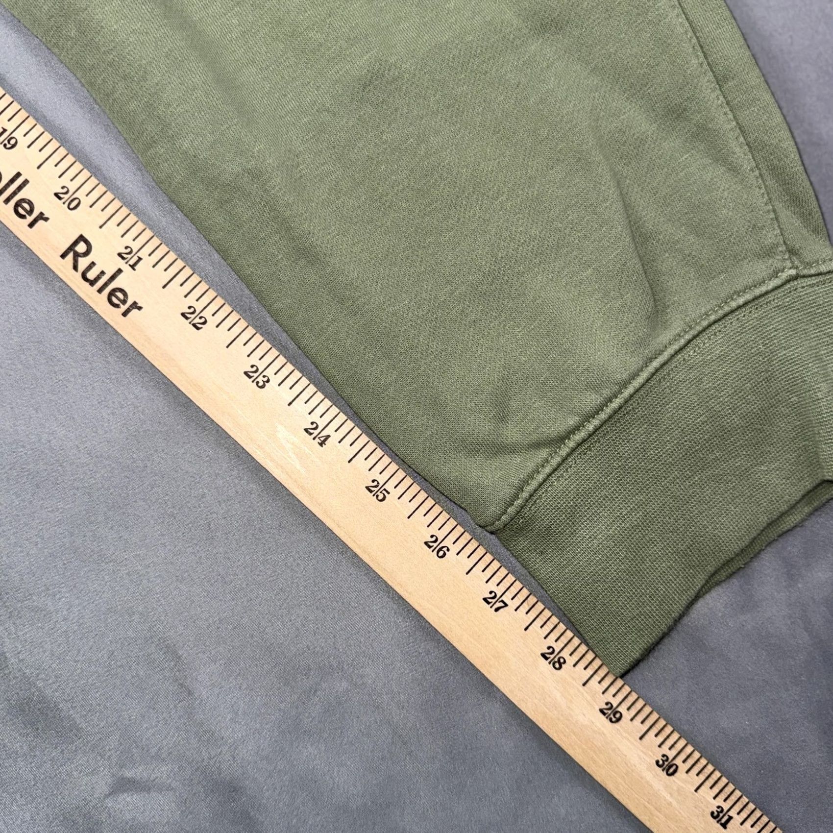 Nike Nike Jogger Pants Mens L Green Fleece Elastic Drawstring Swoosh Pockets Tapered Leg Winter Casual Activewear Workout Size US 33 - 7 Thumbnail