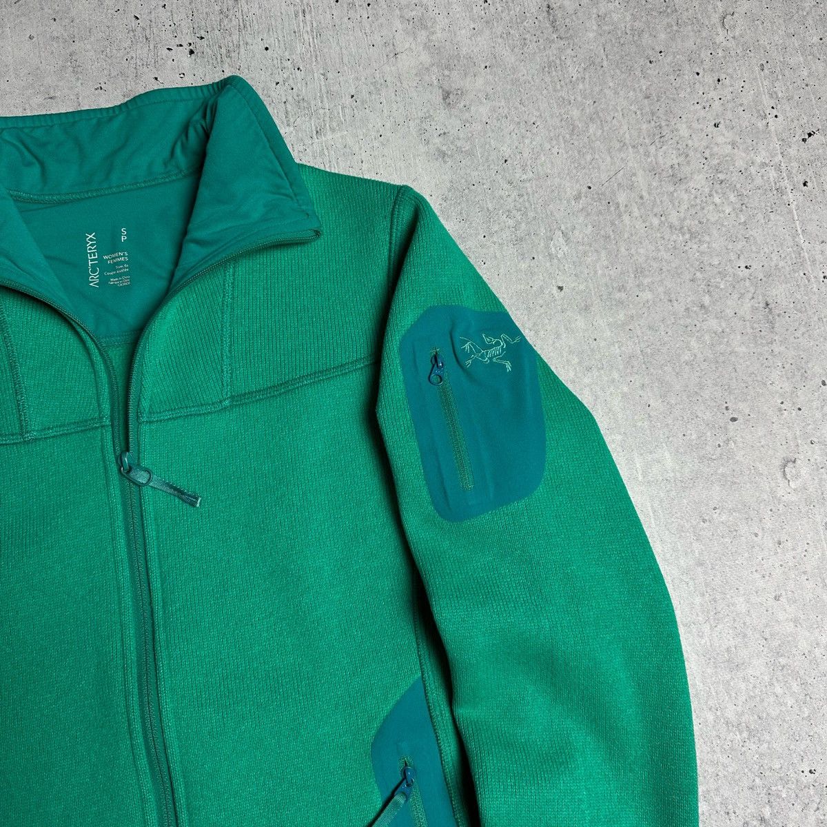 Arc'teryx Arcteryx Hoodie Zip Up Fleece Jacket Turquoise Colour Size S / US 4 / IT 40 - 9 Thumbnail