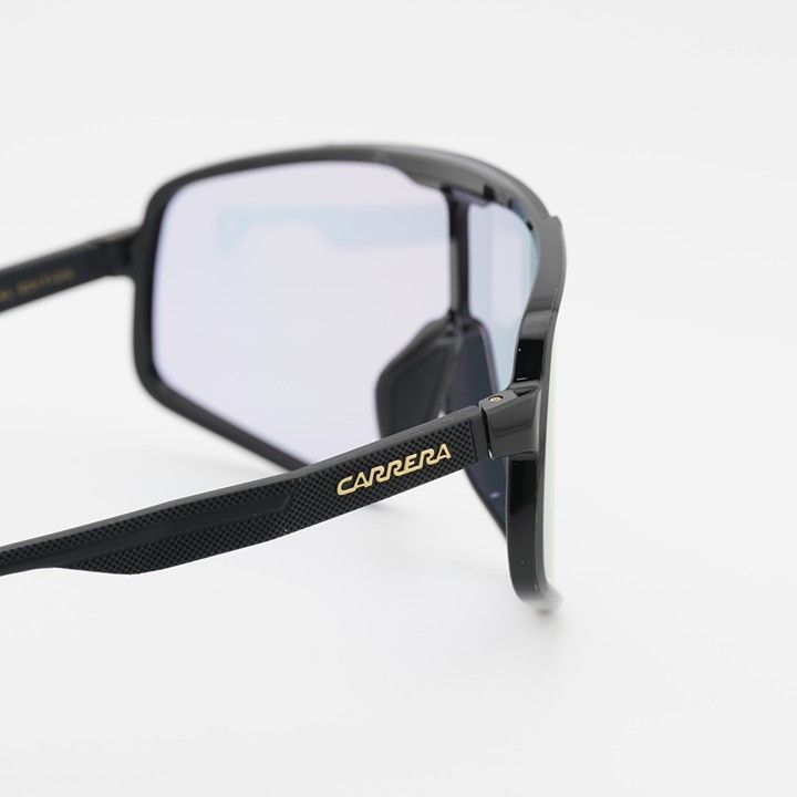 Carrera Carrera CARRERA 4017/S 0807 TE Sunglasses Black Shield Frame Size ONE SIZE - 8 Thumbnail