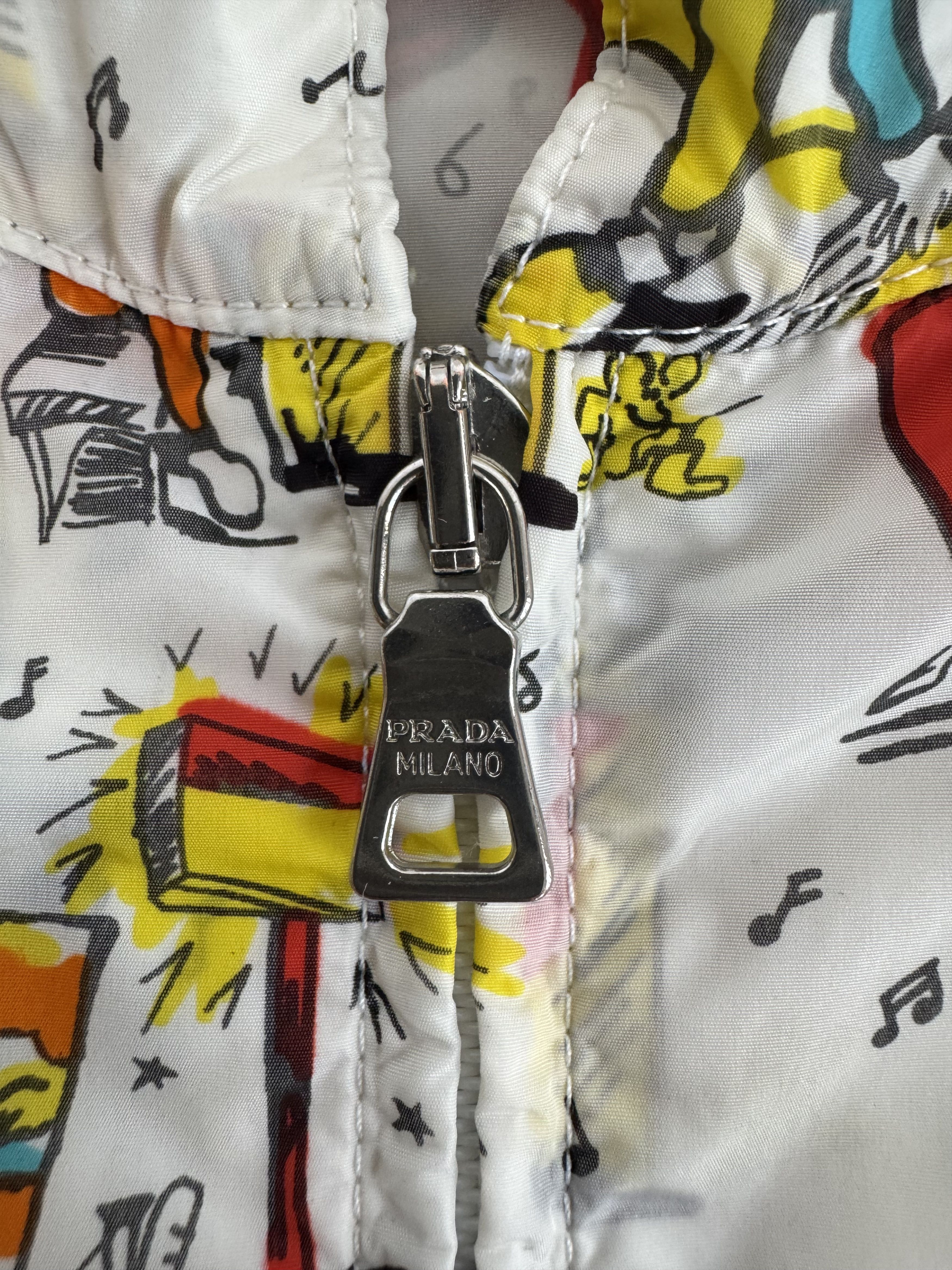 Prada Rockabilly Cartoon Print Hooded Jacket Size M / US 6-8 / IT 42-44 - 5 Thumbnail