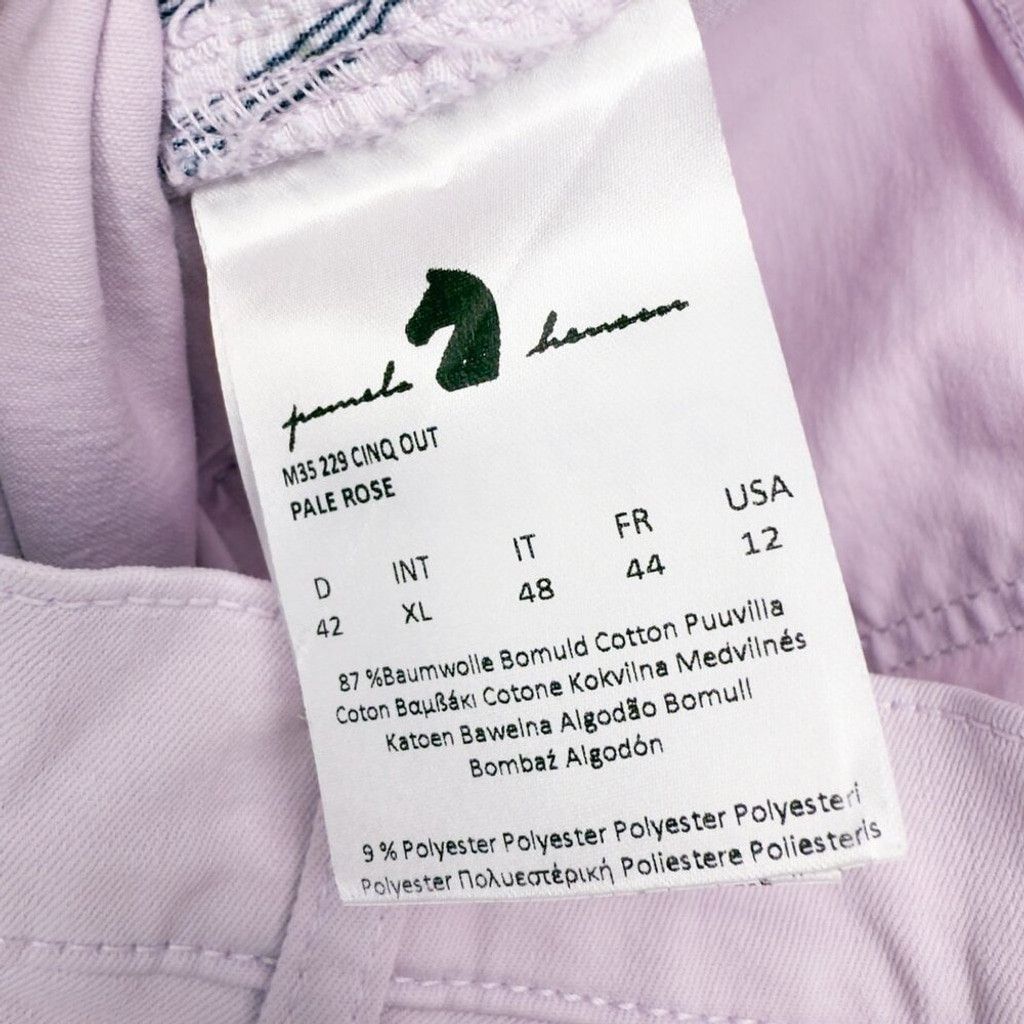 Other PAMELA HENSON Delicious Slim Fit Frayed Pale Rose Jean US 12 Size 34" / US 12 / IT 48 - 10 Thumbnail