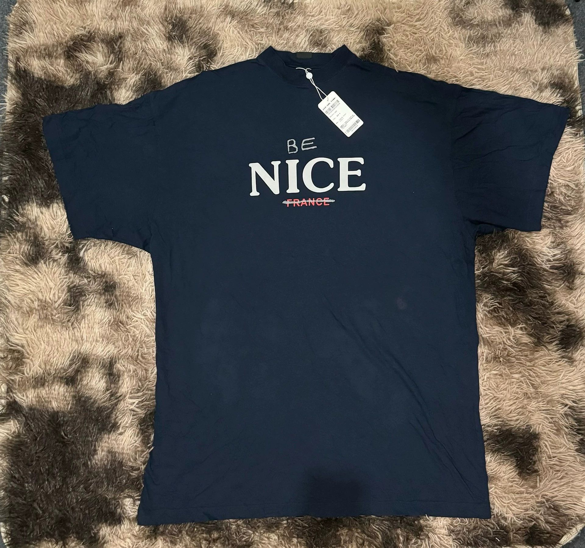 Balenciaga Balenciaga 23FW Be Nice Short sleeved T-shirt Size US S / EU 44-46 / 1 - 1 Thumbnail