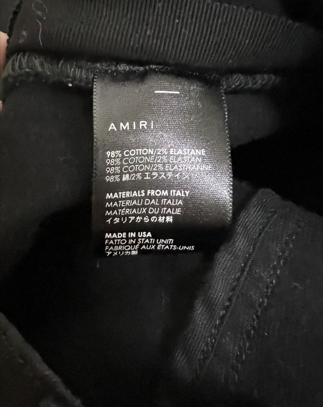 Amiri Amiri 17ss Cashew flower patchwork black jeans-2506 Size US 34 / EU 50 - 6 Thumbnail