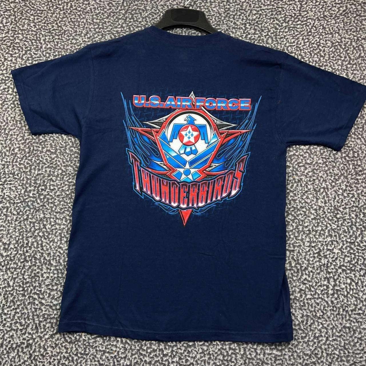 Fruit Of The Loom U.S Air Force Thunderbirds Shirt Men Medium Crew Neck Cotton Size US M / EU 48-50 / 2 - 1 Thumbnail