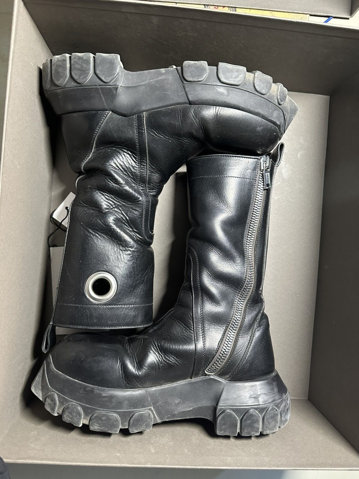RICK OWENS CREEPER BOZO TRACTOR BOOTS 中古・古着通販】RICK OWENS (リック オウエンス) CREEPER BOZO  main image 2